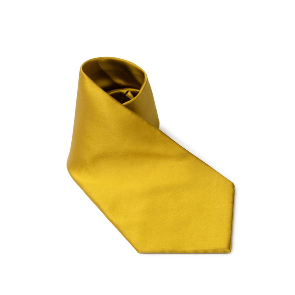 Dolce & Gabbana Yellow Silk Tie Dolce & Gabbana