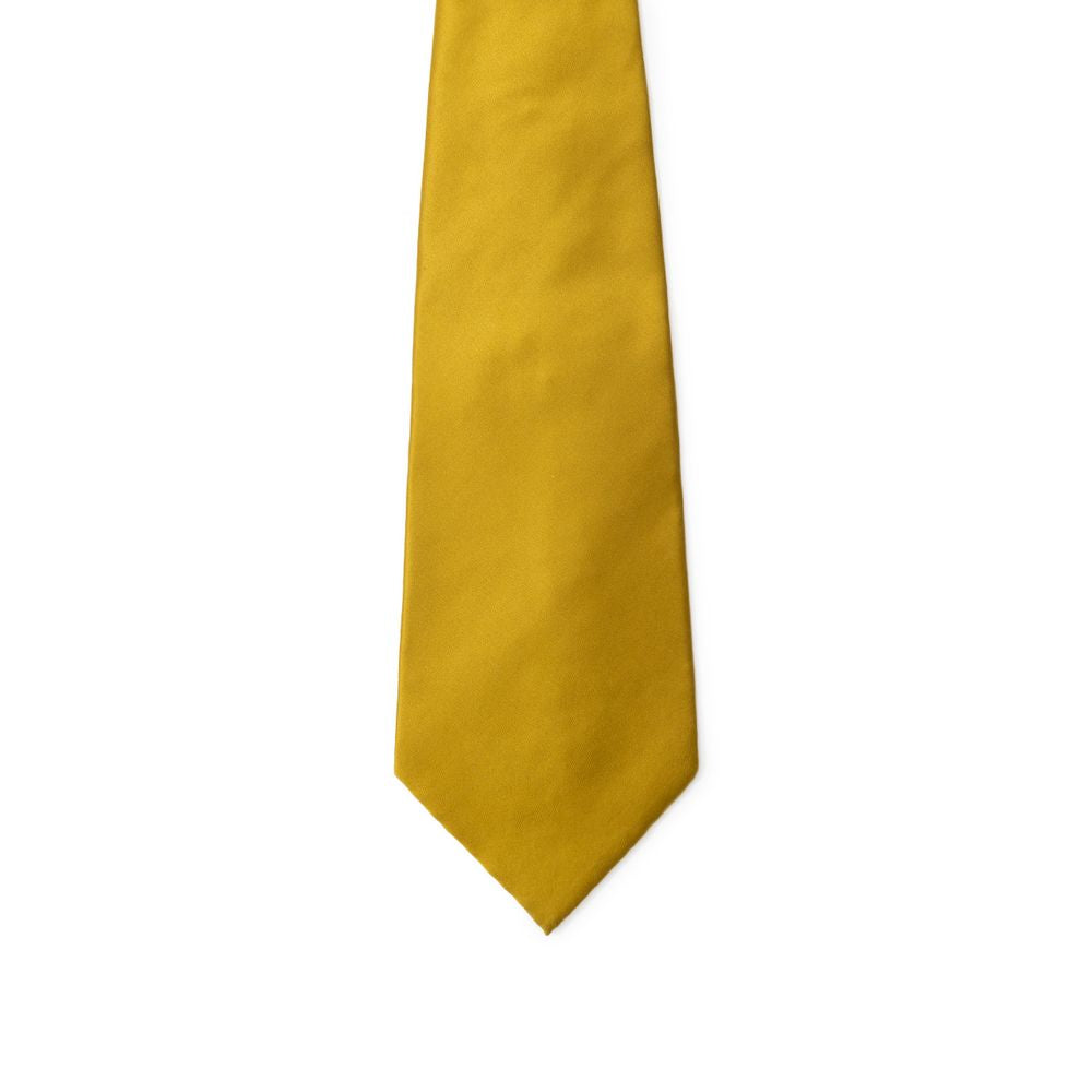 Dolce & Gabbana Yellow Silk Tie Dolce & Gabbana