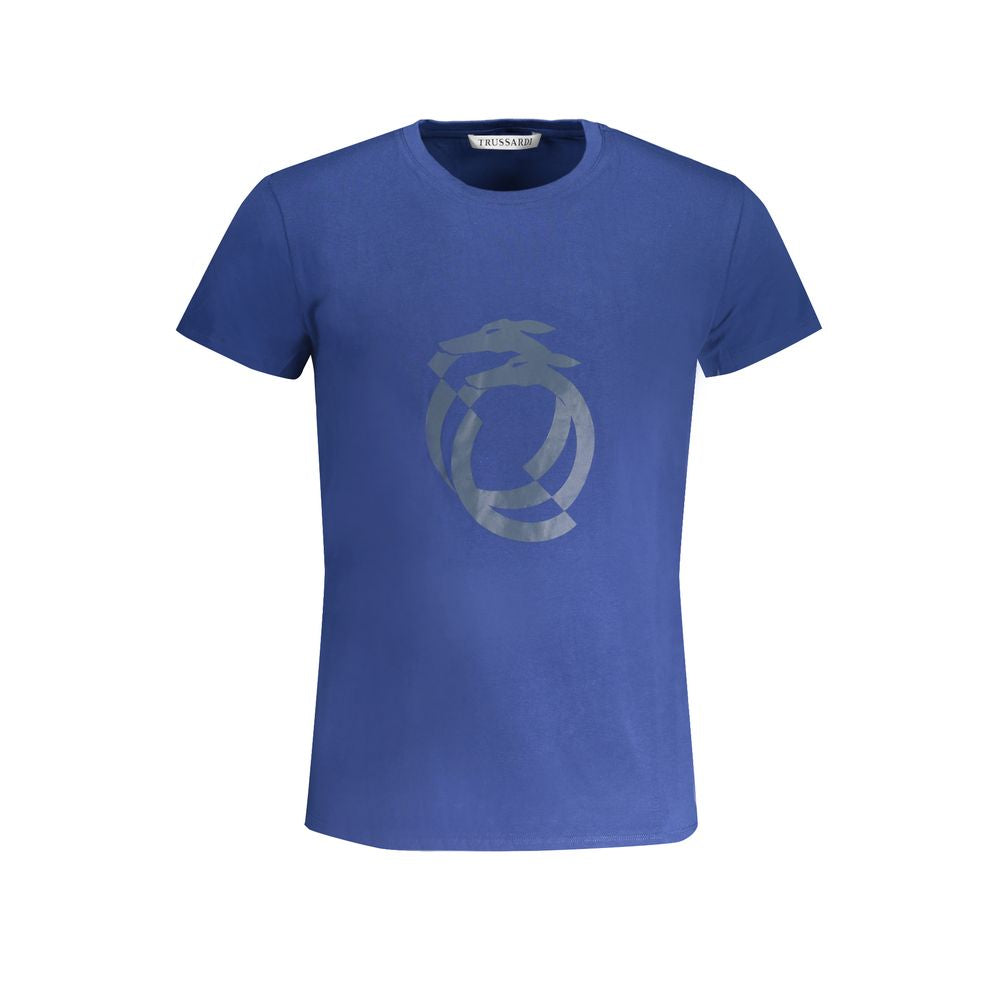 Trussardi Blue Cotton Men's T-Shirt Trussardi