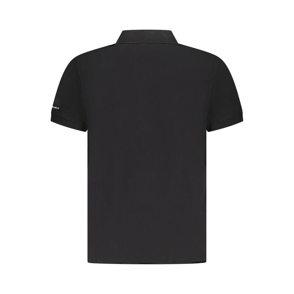 Trussardi Black Cotton Men Polo Trussardi