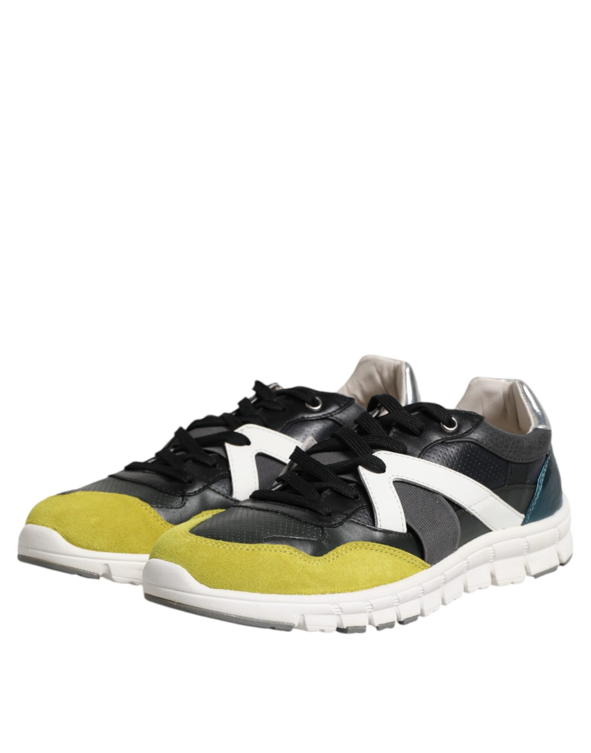 Dolce & Gabbana Multicolor Lace Up Low Top Men Sneakers Shoes Dolce & Gabbana