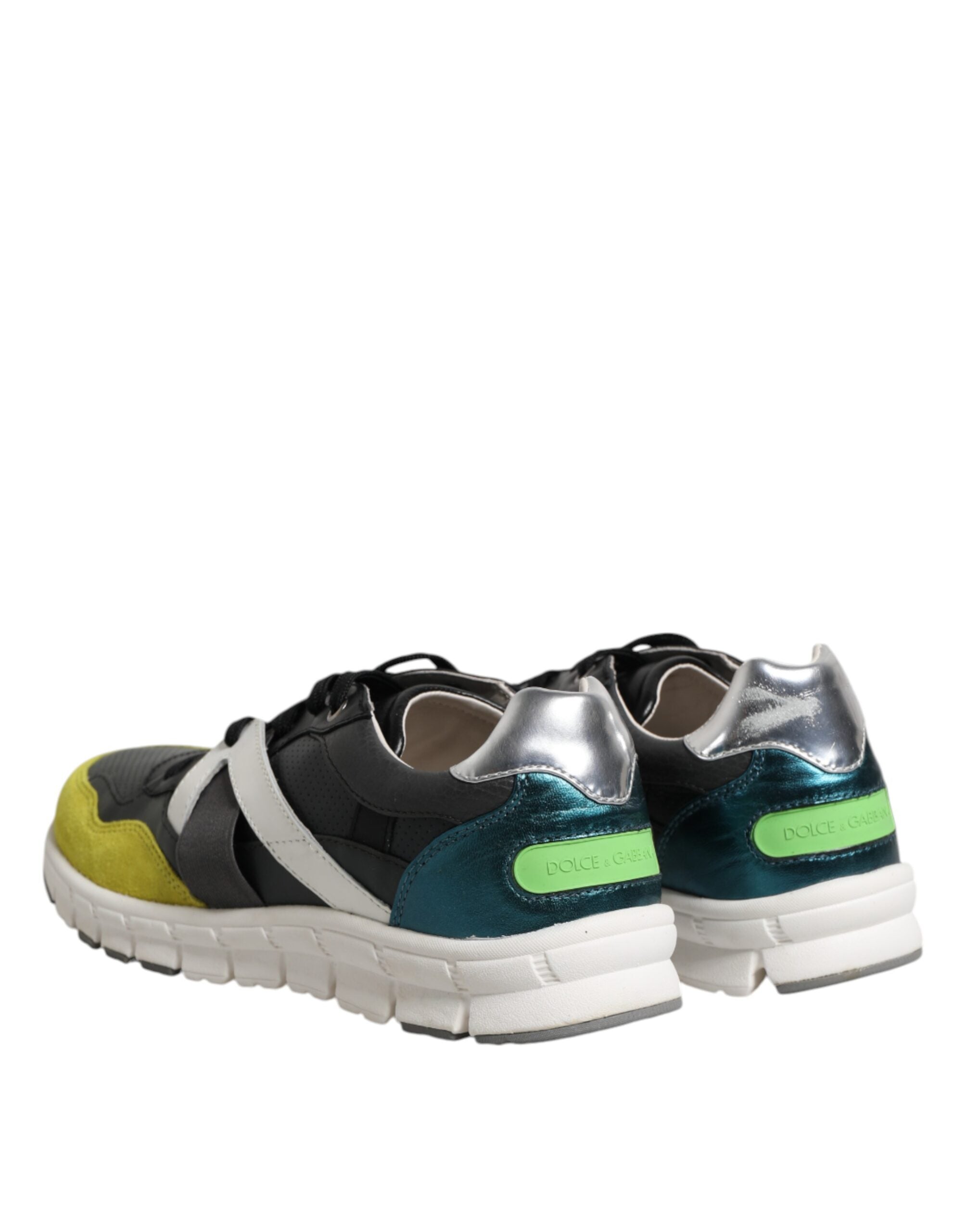 Dolce & Gabbana Multicolor Lace Up Low Top Men Sneakers Shoes Dolce & Gabbana