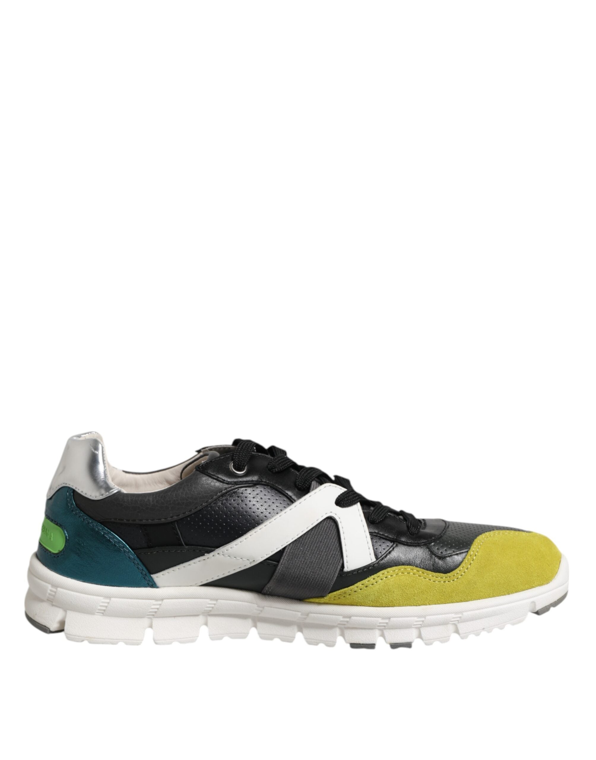 Dolce & Gabbana Multicolor Lace Up Low Top Men Sneakers Shoes Dolce & Gabbana