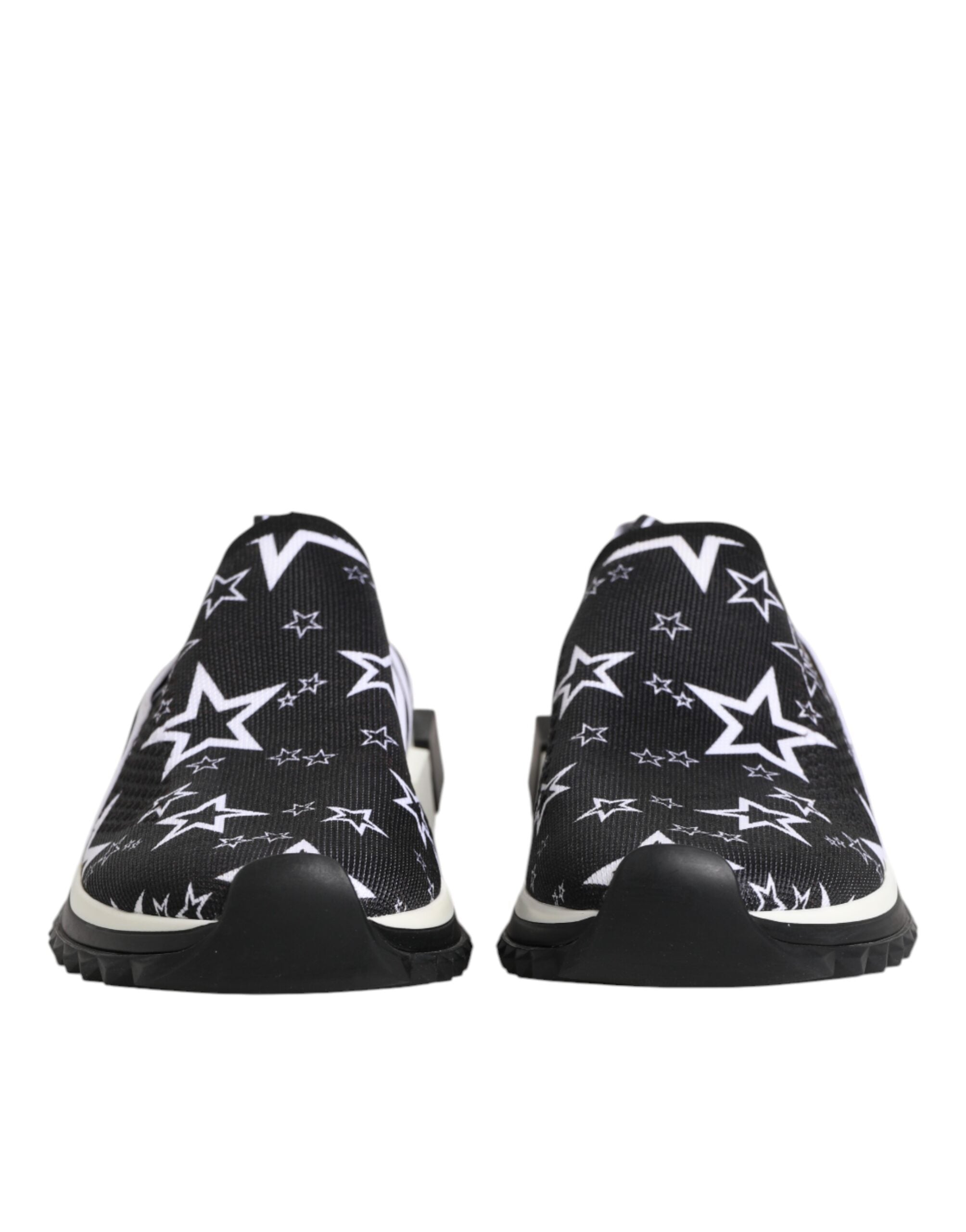Dolce & Gabbana Black White Sorrento Low Top Sneakers Shoes Dolce & Gabbana