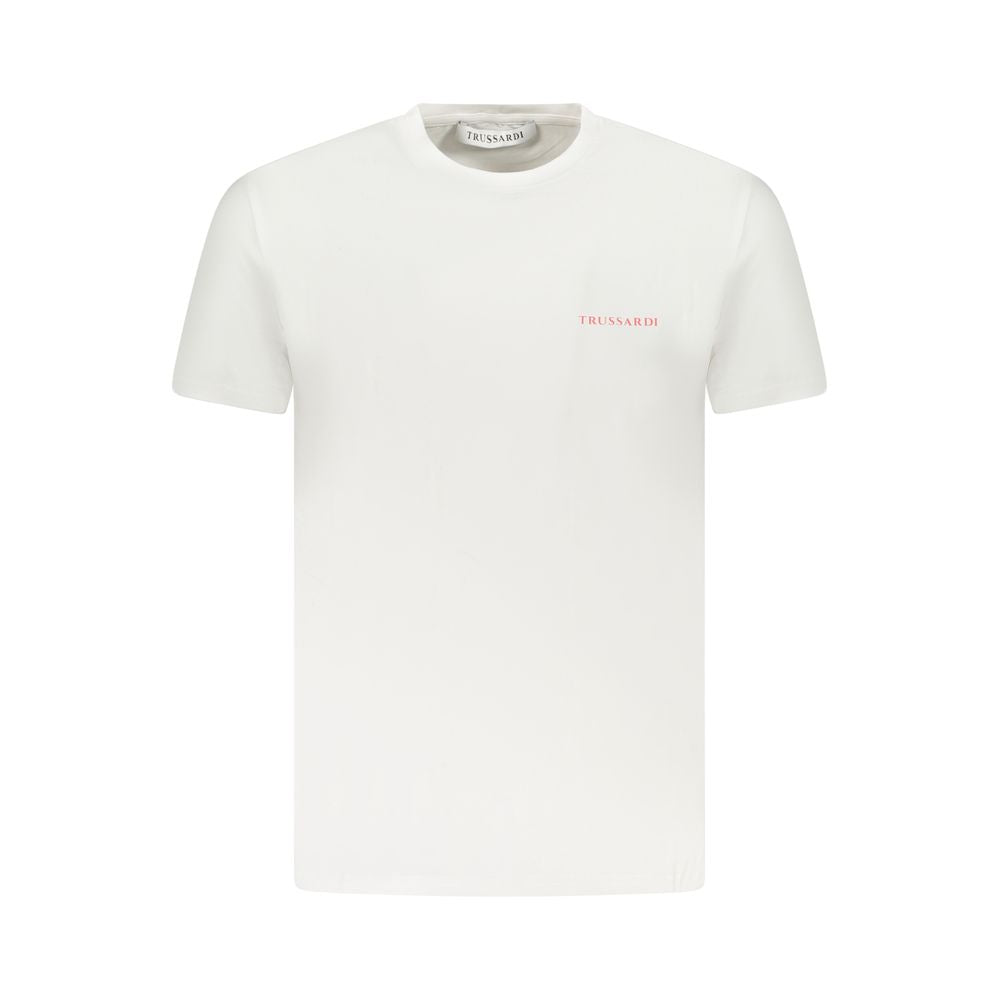 Trussardi White Cotton Men's T-Shirt Trussardi
