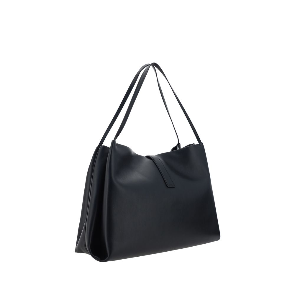 Ferragamo Black Calf Leather Bos Taurus Handbag Ferragamo