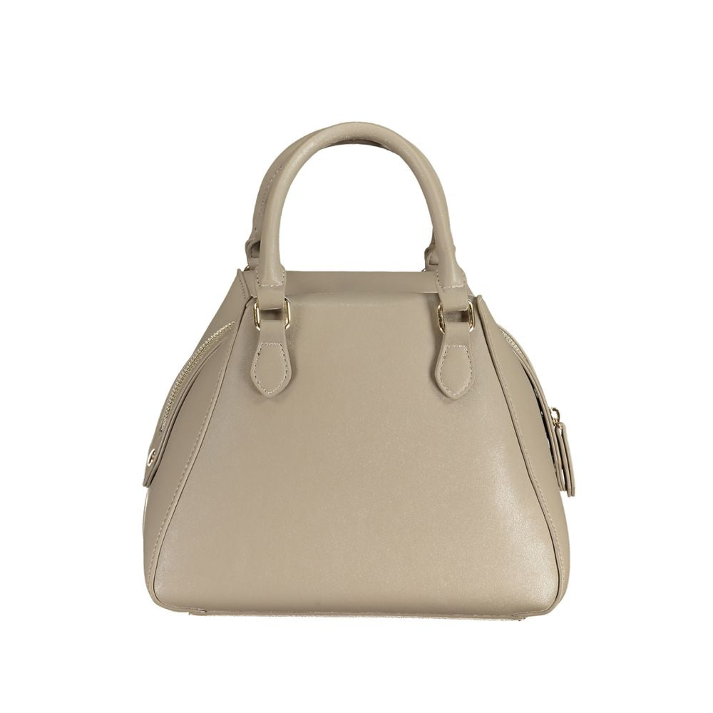 Mario Valentino Beige Polyurethane Women Handbag Mario Valentino