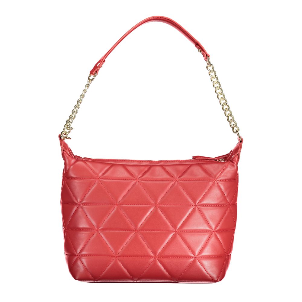 Mario Valentino Rosso Polyurethane Women Shoulder Bag Mario Valentino