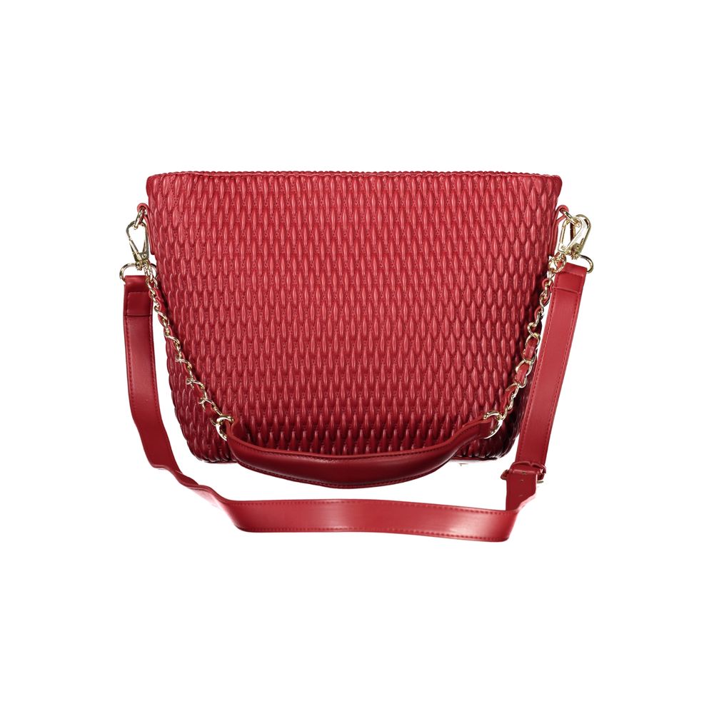 Valentino Rosso Polyurethane Women's Bag with Adjustable Shoulder Strap Valentino
