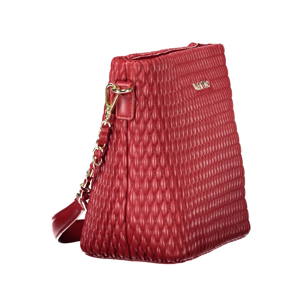 Valentino Rosso Polyurethane Women's Bag with Adjustable Shoulder Strap Valentino