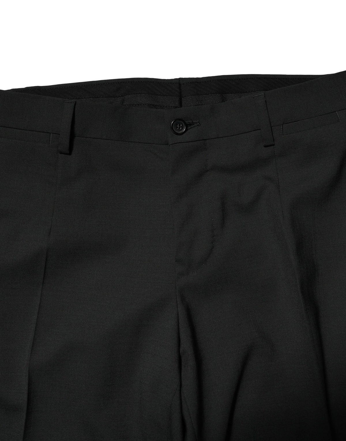 Dolce & Gabbana Black Wool 2 Piece Single Breasted Suit
