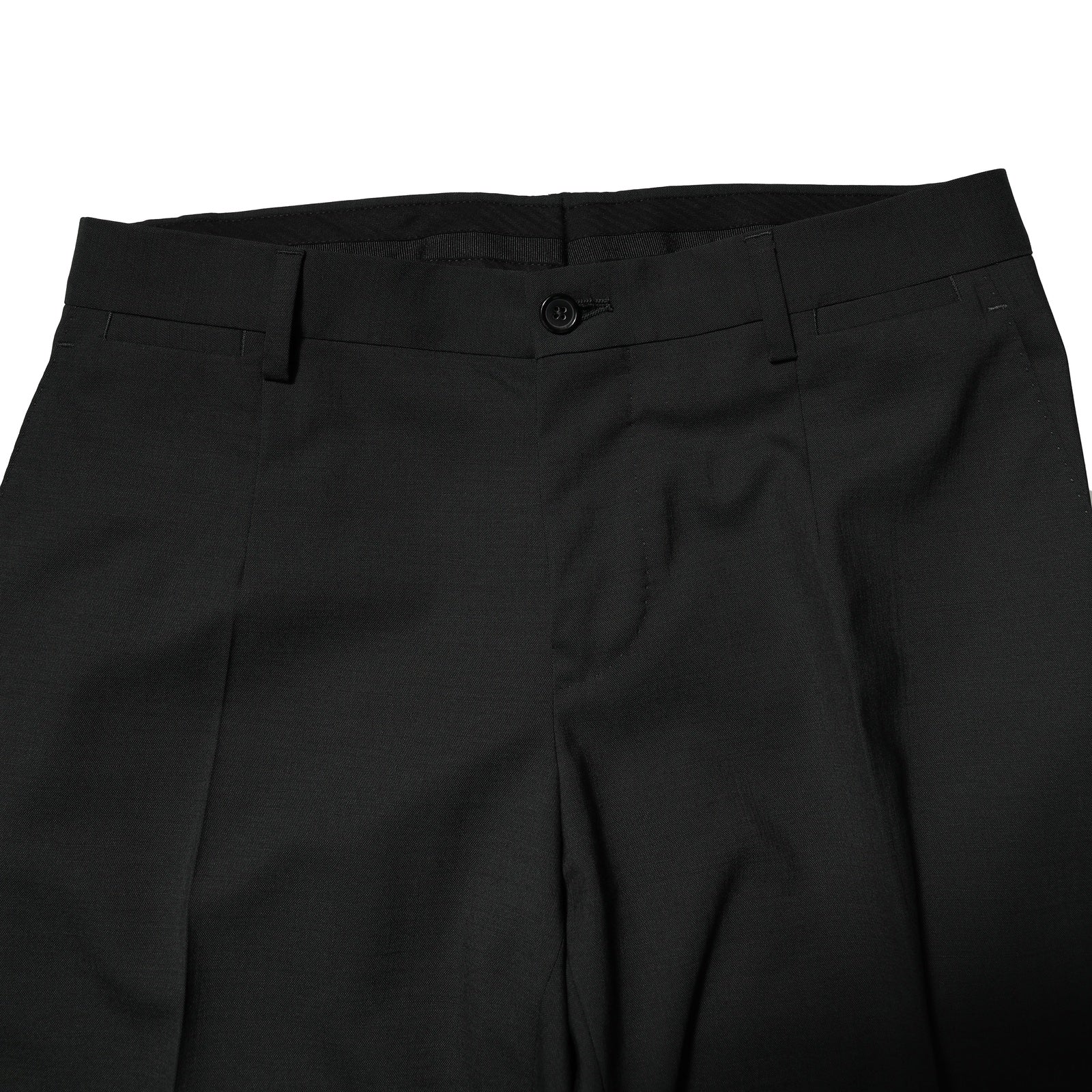 Dolce & Gabbana Black Wool 2 Piece Single Breasted Suit Dolce & Gabbana