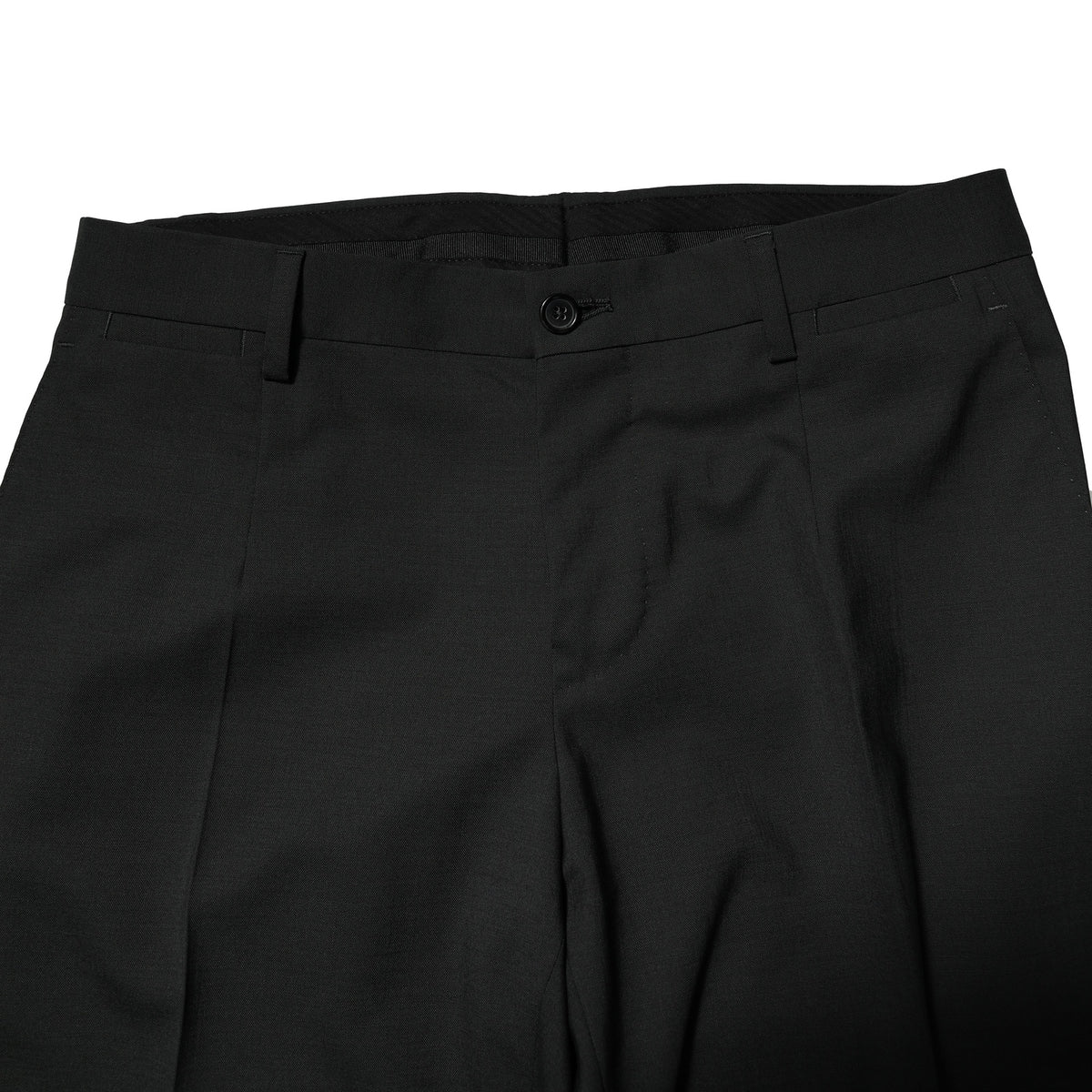 Dolce & Gabbana Black Wool 2 Piece Single Breasted Suit