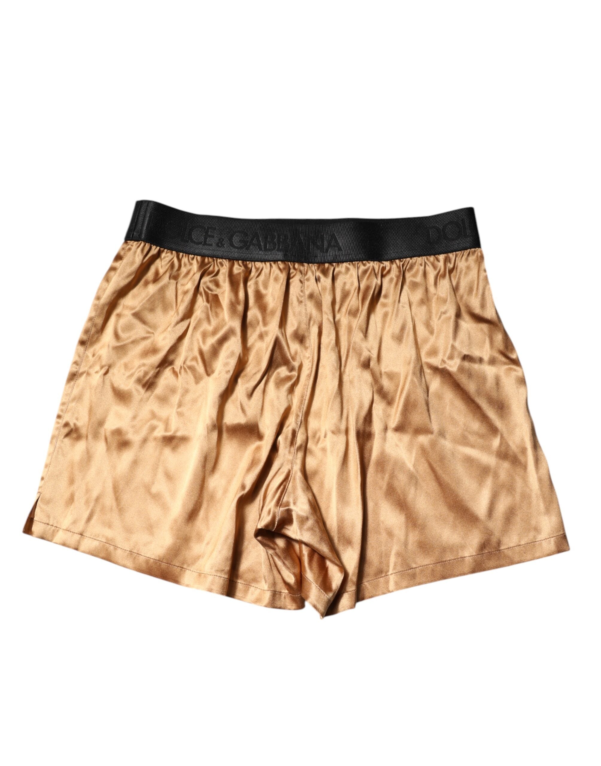 Dolce & Gabbana Beige Men Regular Boxer Eye Mask Set Underwear Dolce & Gabbana