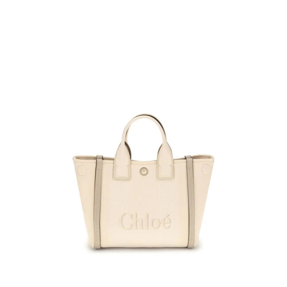 Chloé Beige Cotton Handbag Chloé