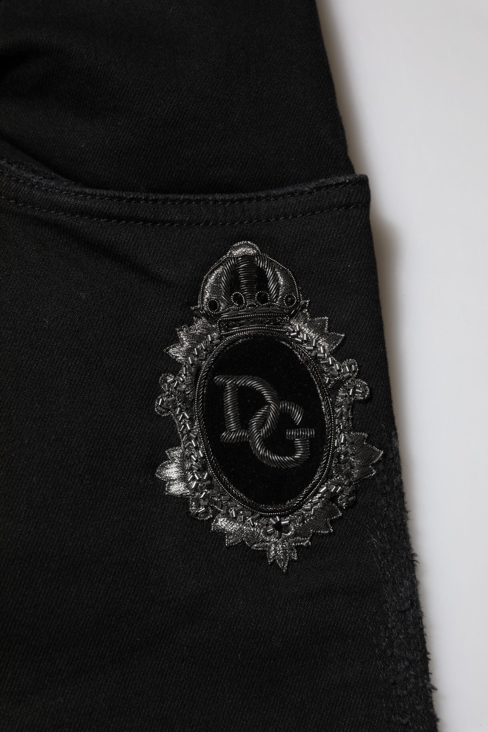 Dolce & Gabbana Black Cotton Skinny Men Denim Jeans Dolce & Gabbana