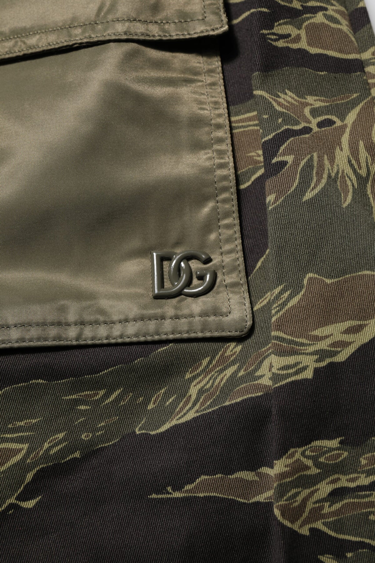Dolce & Gabbana Multicolor Cargo Camouflage Pants