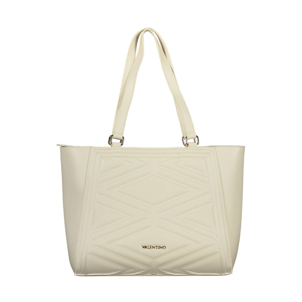 Valentino Beige Polyurethane Women's Bag with Adjustable Shoulder Strap Valentino