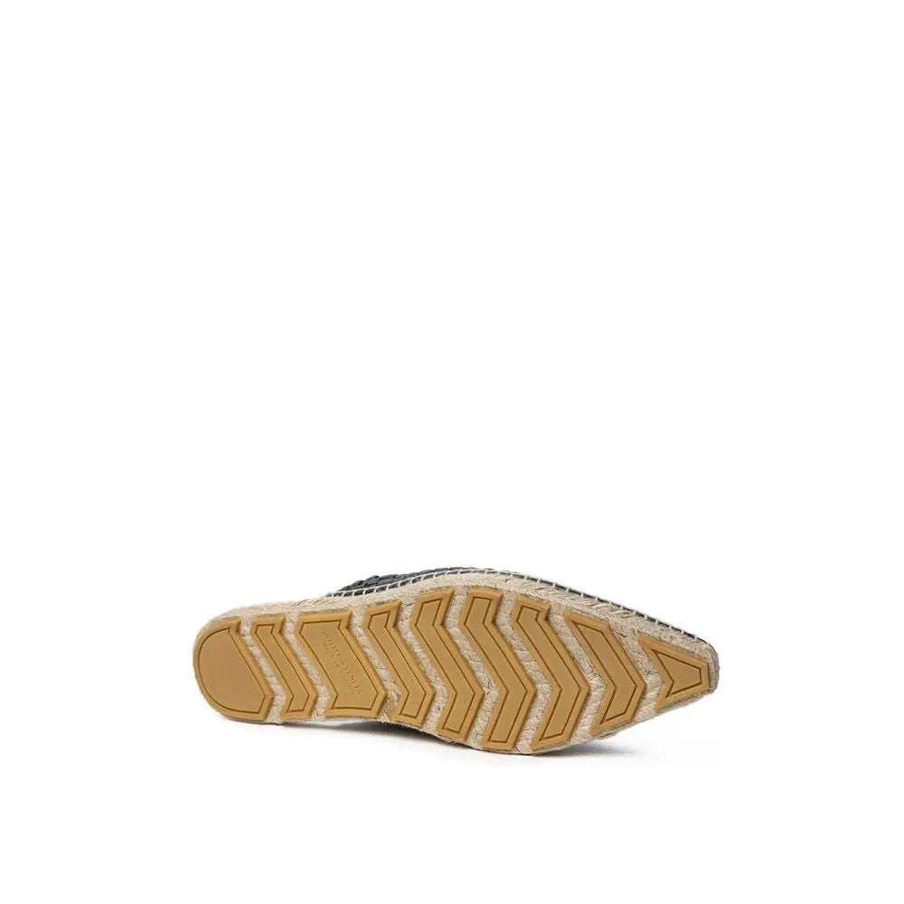 Bottega Veneta Green Leather Espadrilles Bottega Veneta