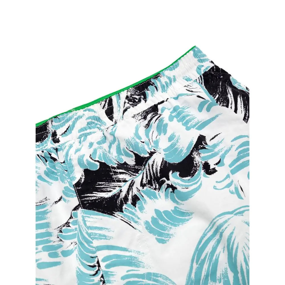 Bottega Veneta White Polyamide Swim Shorts Bottega Veneta
