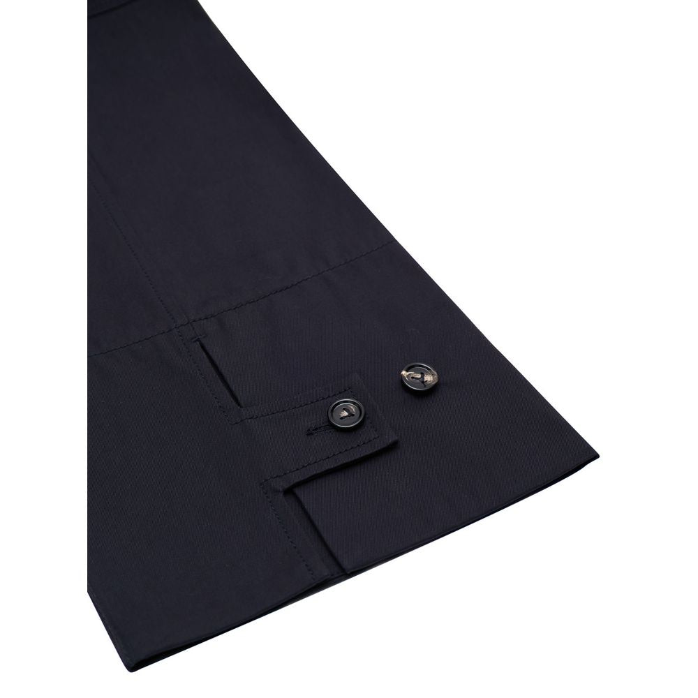Bottega Veneta Navy Blue Cotton Casual Pants Bottega Veneta