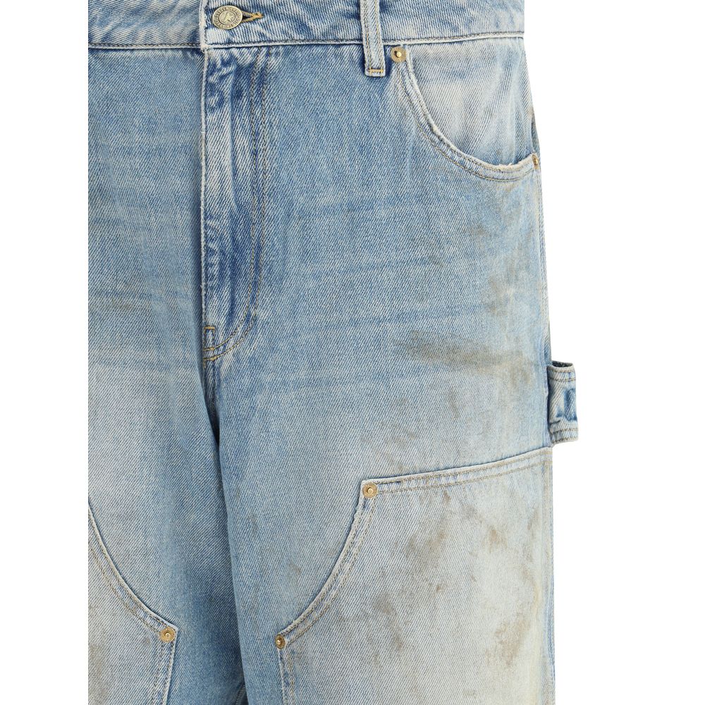 Golden Goose Blue Cotton Jeans Denim Golden Goose