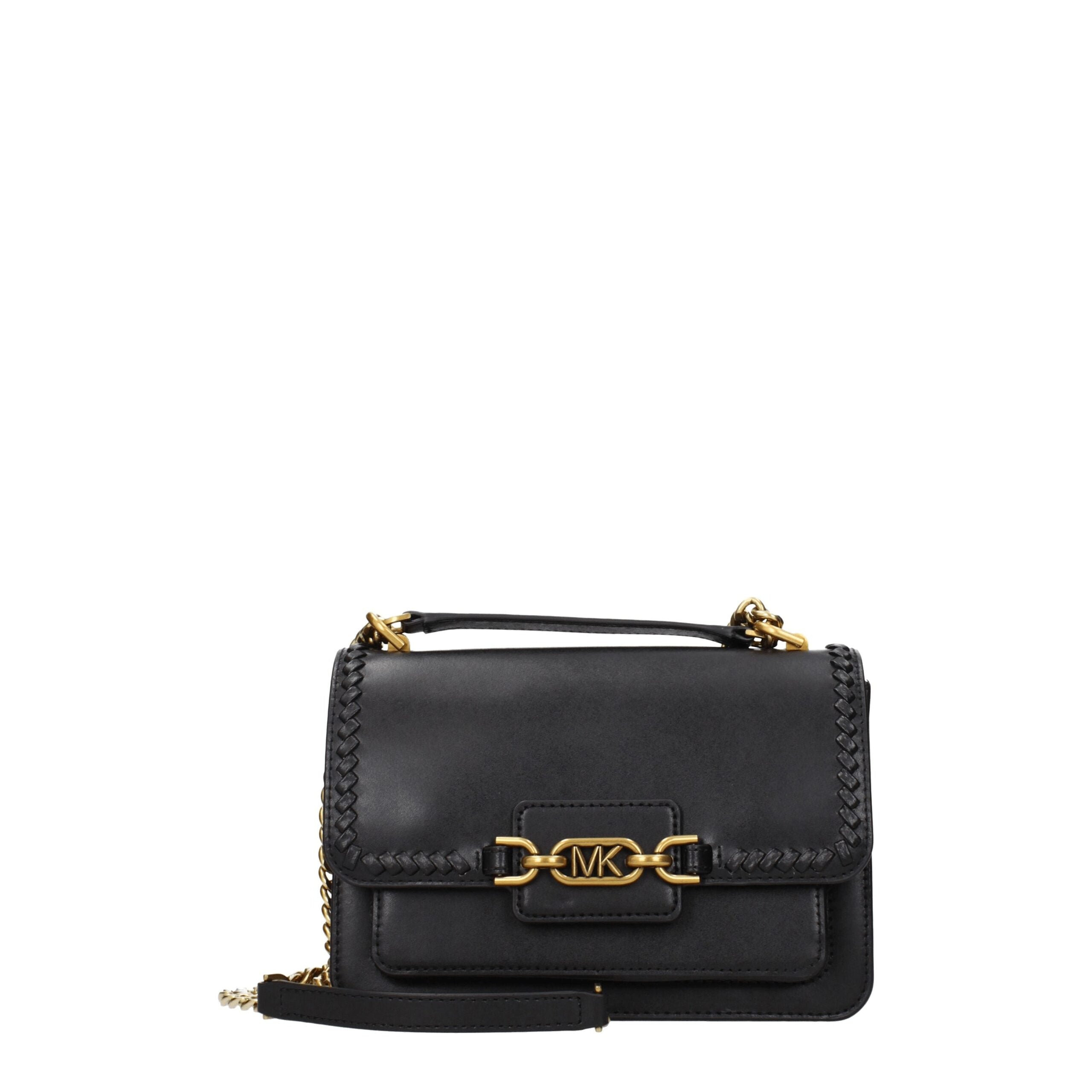 Michael Kors Black Leather Shoulder Bag Michael Kors