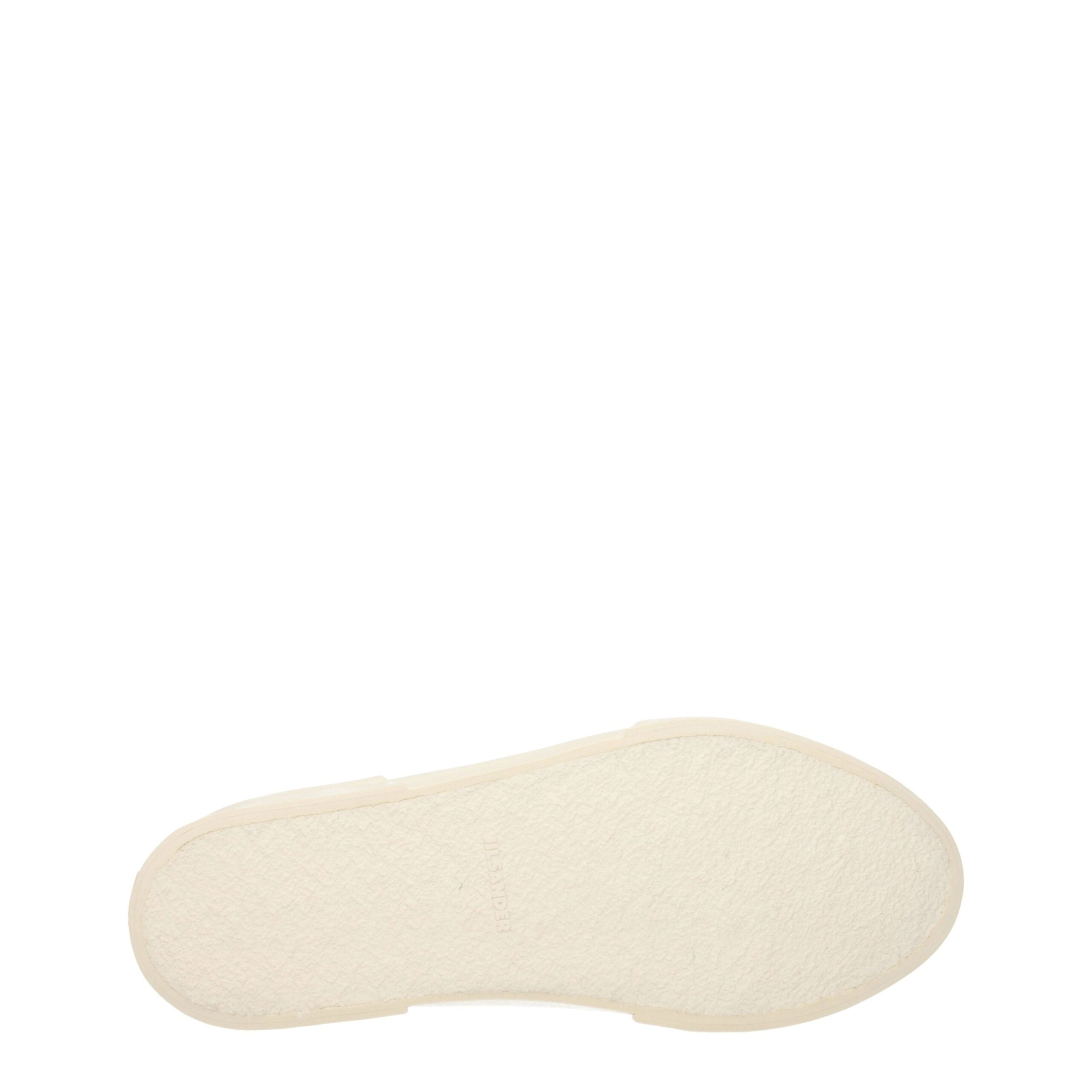 Jil Sander Beige Fabric Low Top Sneakers Jil Sander