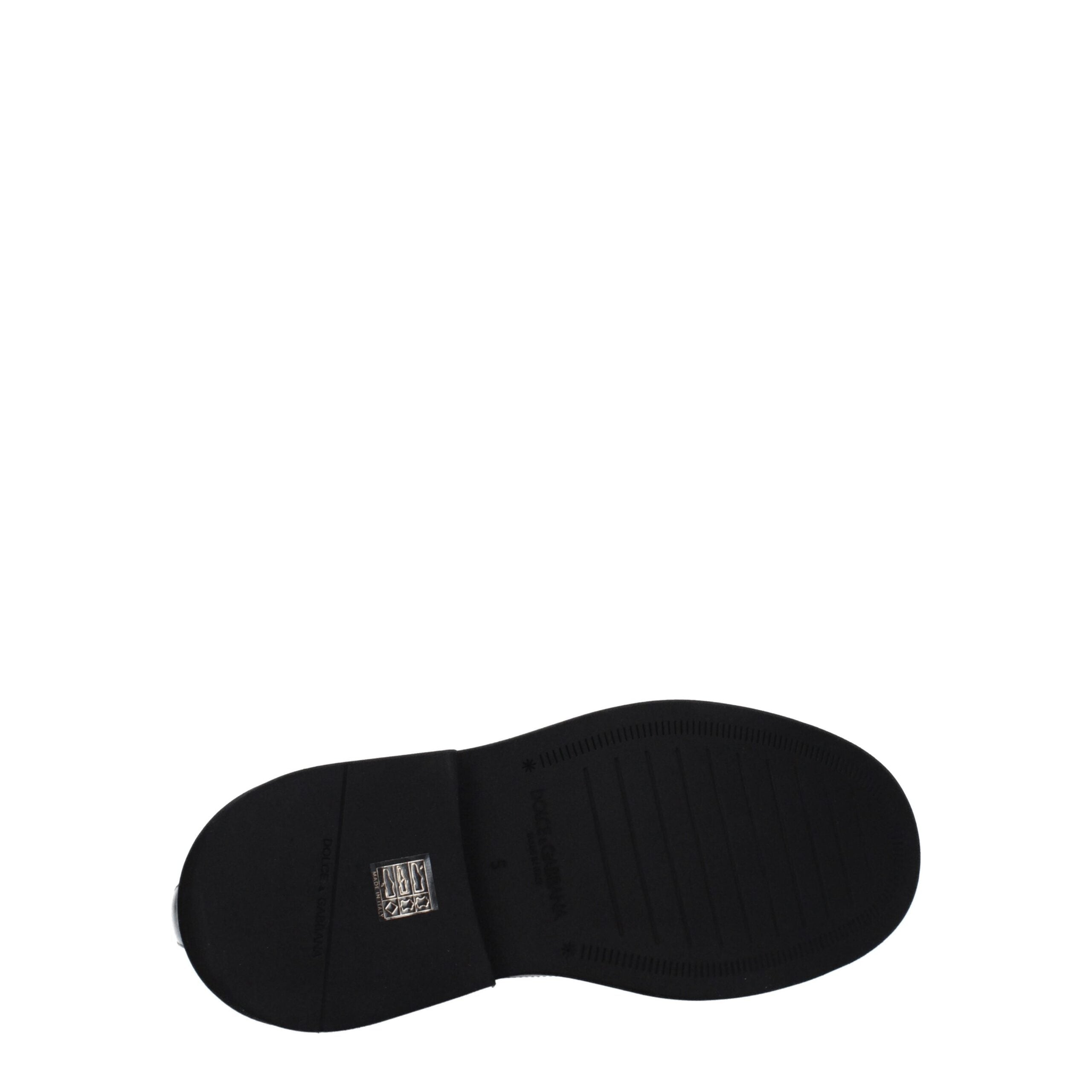 Dolce & Gabbana Black Leather Oxfords And Derbies Dolce & Gabbana