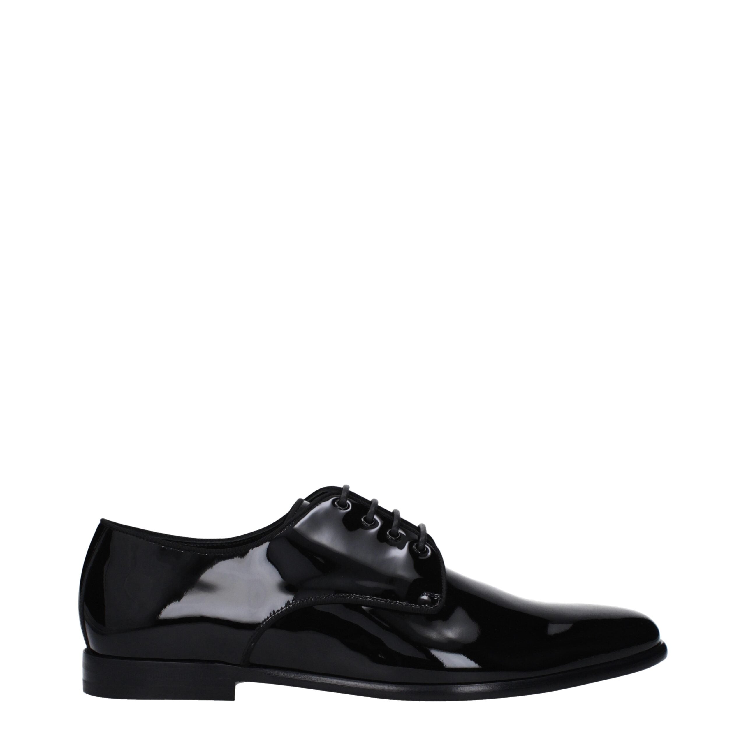 Dolce & Gabbana Black Leather Oxfords And Derbies Dolce & Gabbana