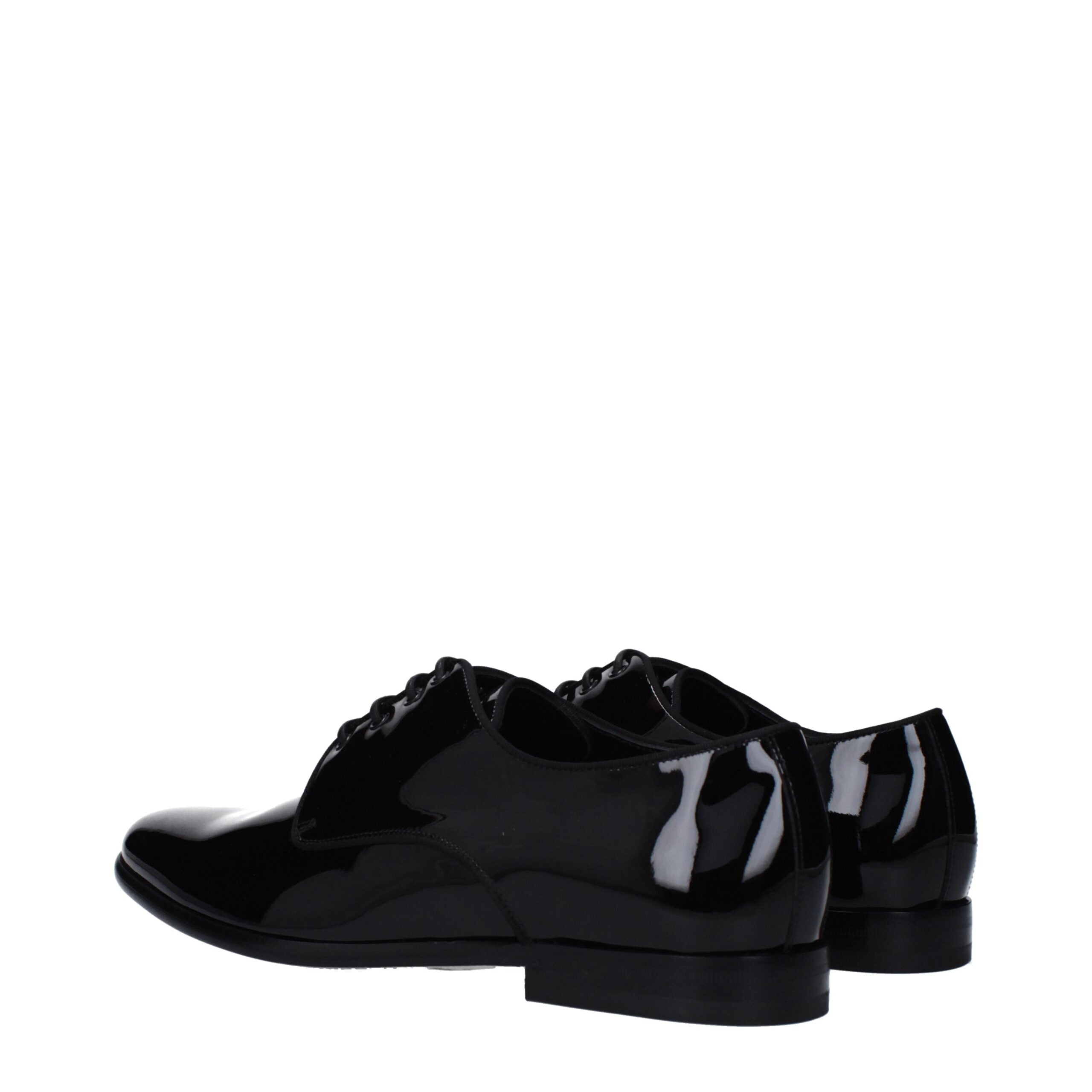 Dolce & Gabbana Black Leather Oxfords And Derbies Dolce & Gabbana