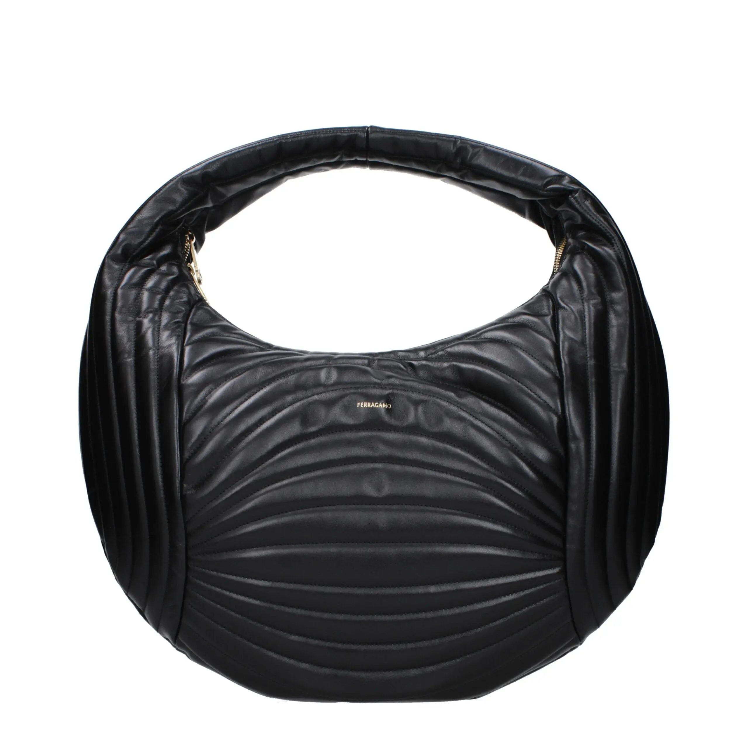 Salvatore Ferragamo Black Leather Handbag Salvatore Ferragamo