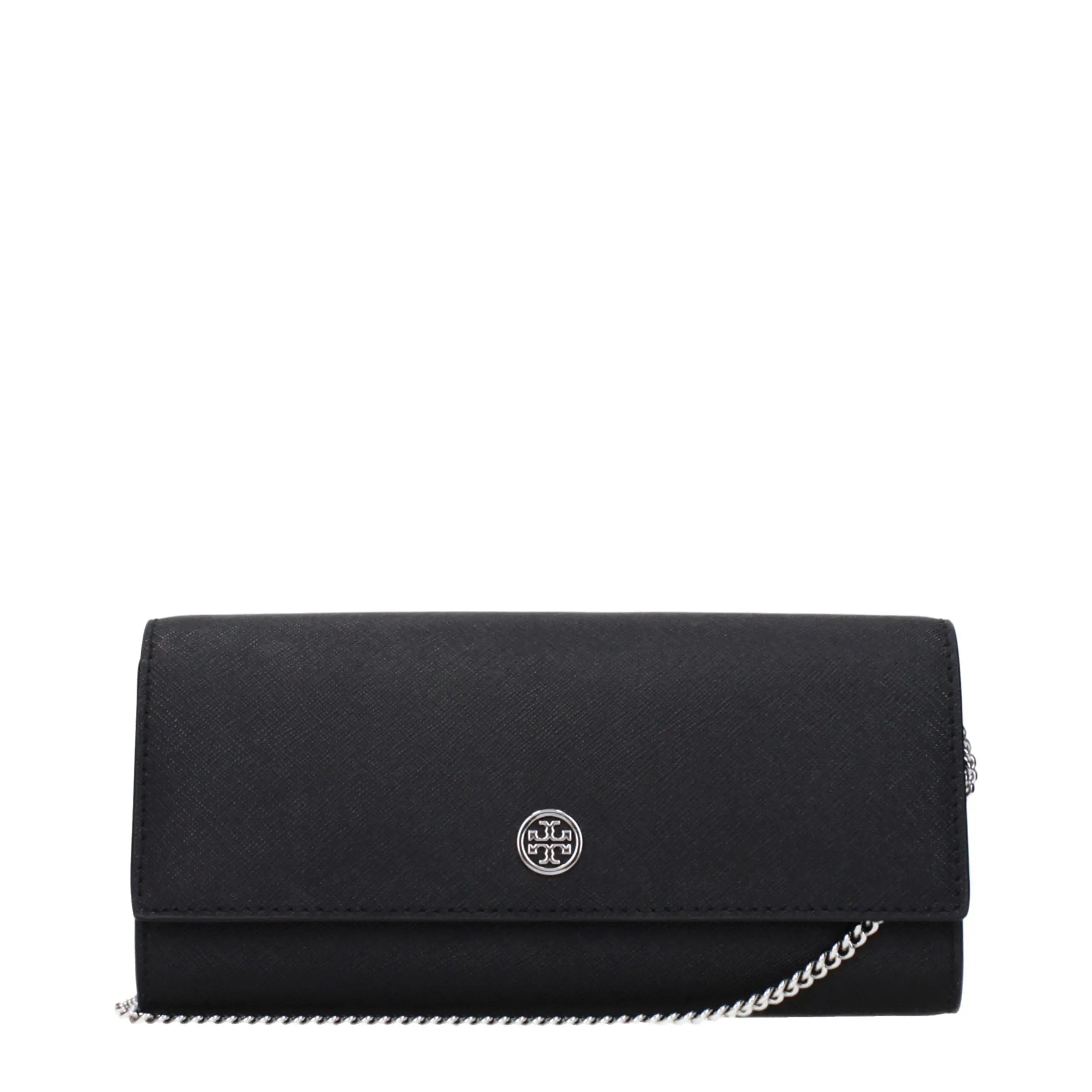 Tory Burch Black Leather Clutch Bag Tory Burch