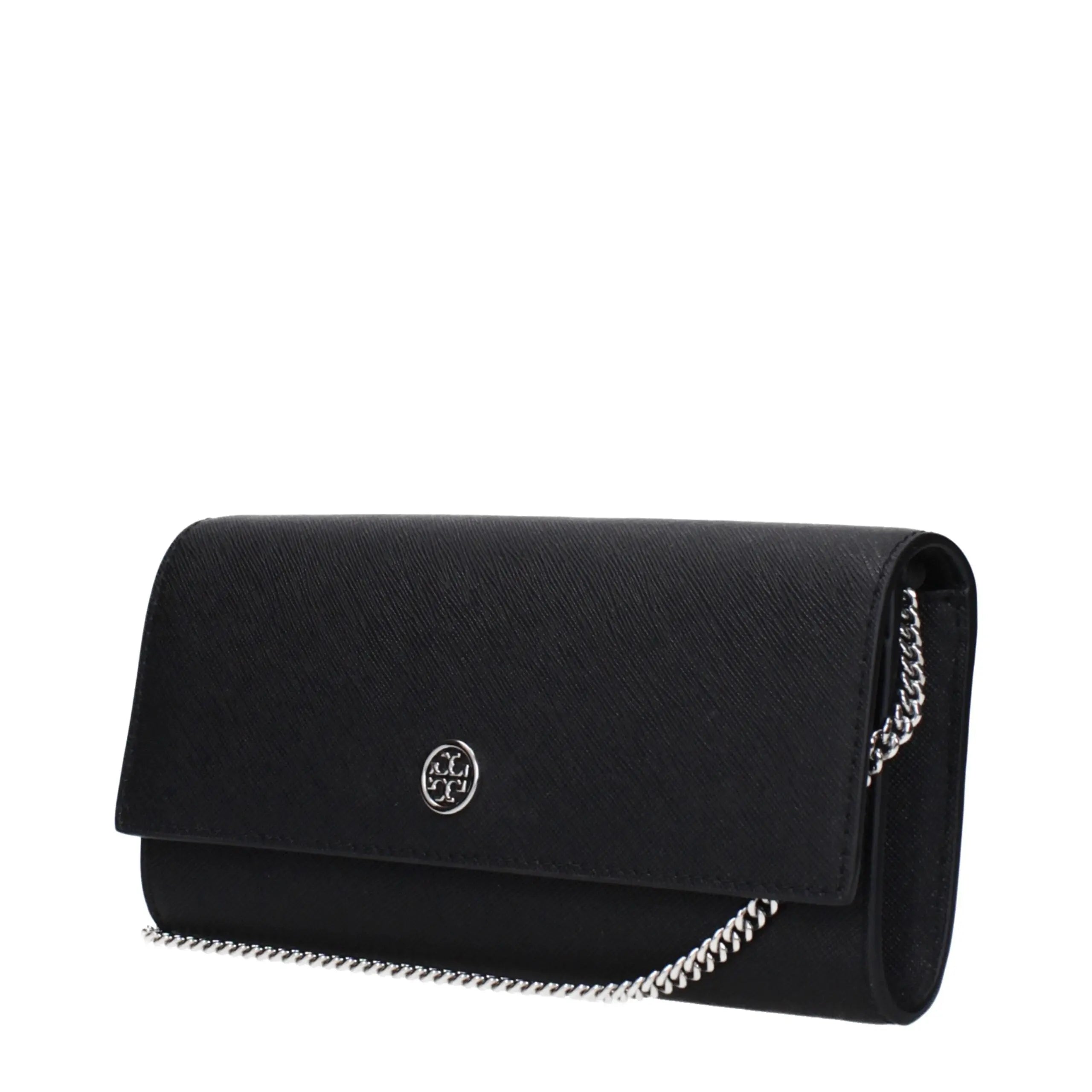 Tory Burch Black Leather Clutch Bag Tory Burch
