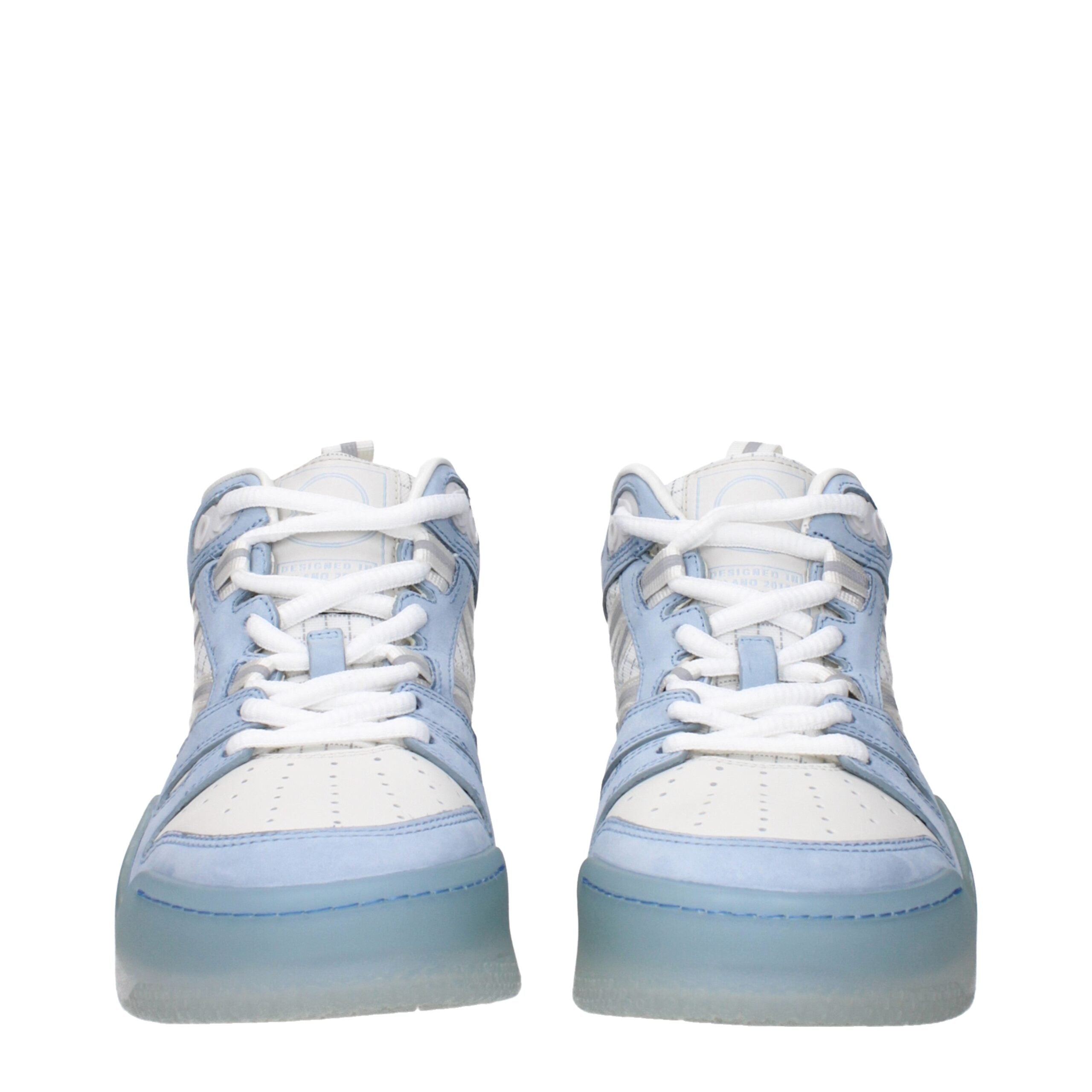 Moncler White Leather High Top Sneakers Moncler