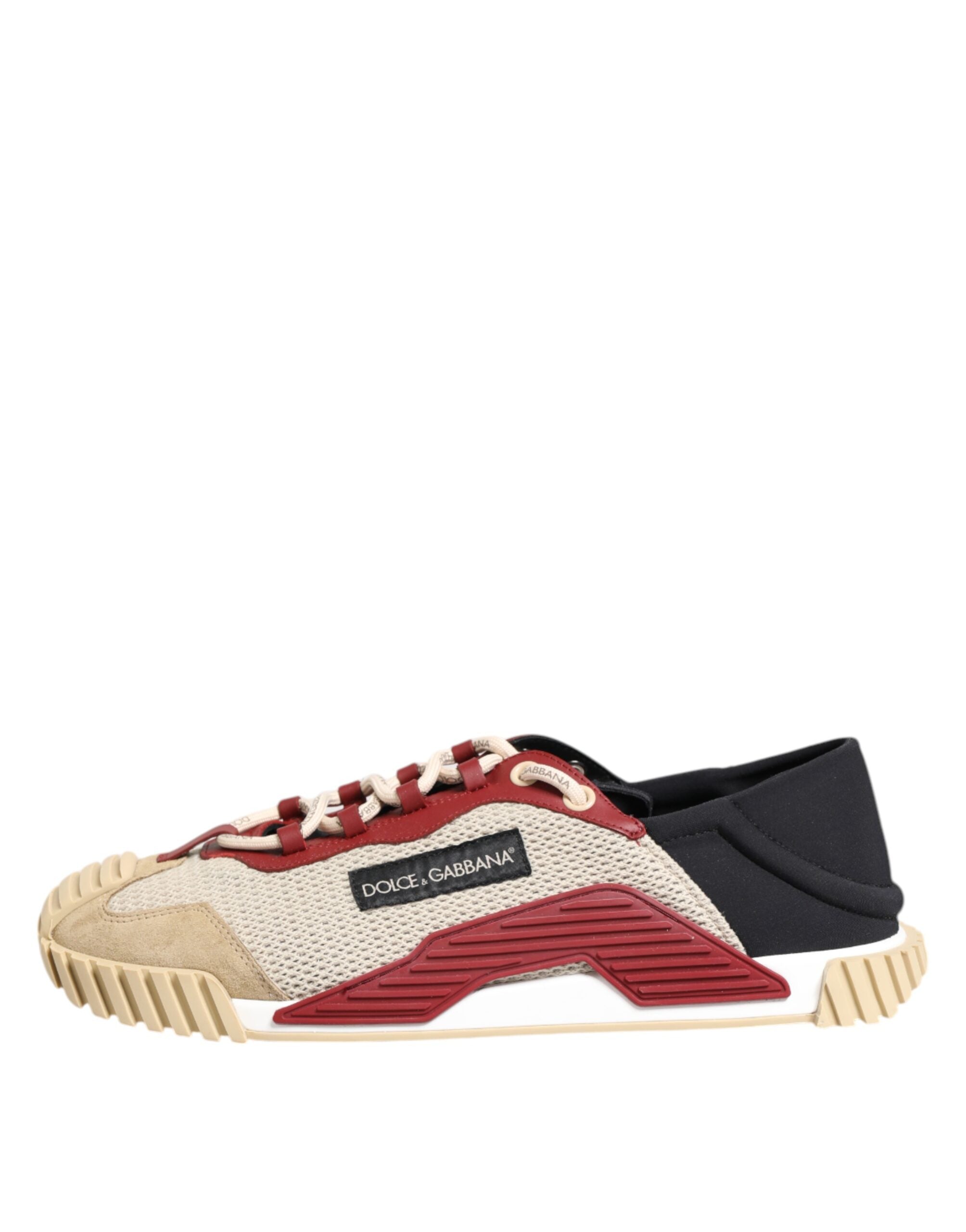 Dolce & Gabbana Multicolor Low Top NS1 Men Sneakers Shoes Dolce & Gabbana