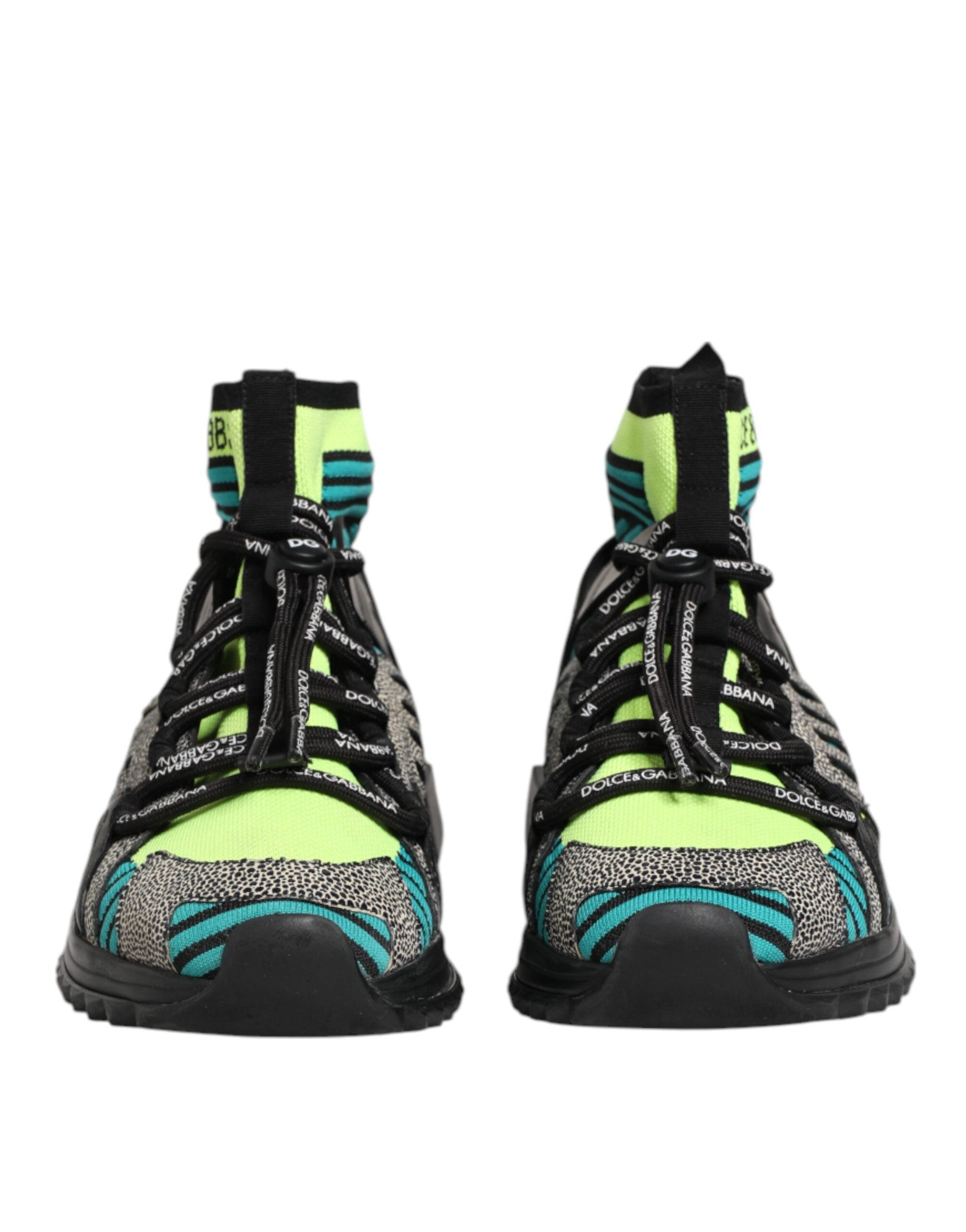Dolce & Gabbana Multicolor Sorrento Socks Men Sneakers Shoes Dolce & Gabbana