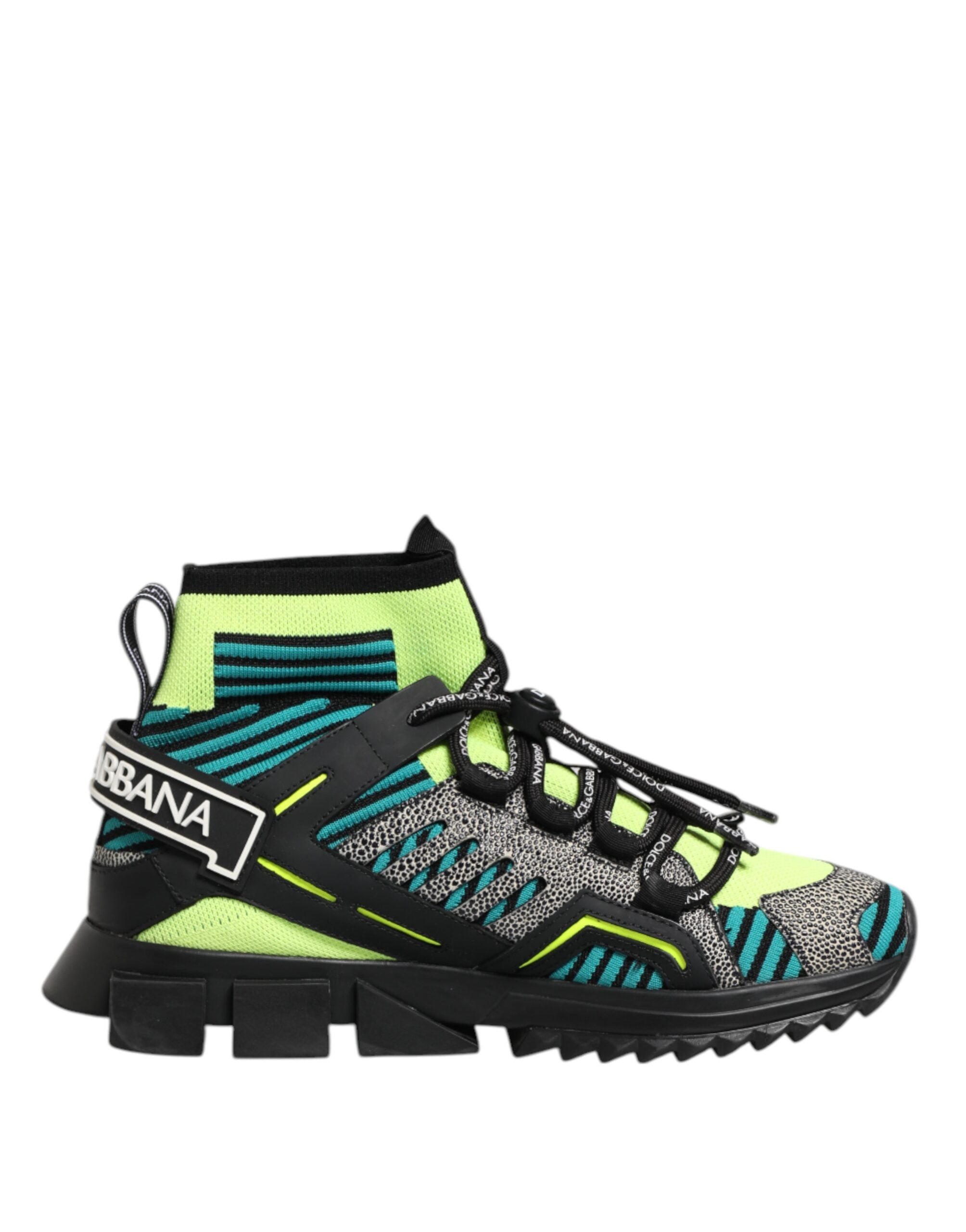 Dolce & Gabbana Multicolor Sorrento Socks Men Sneakers Shoes Dolce & Gabbana