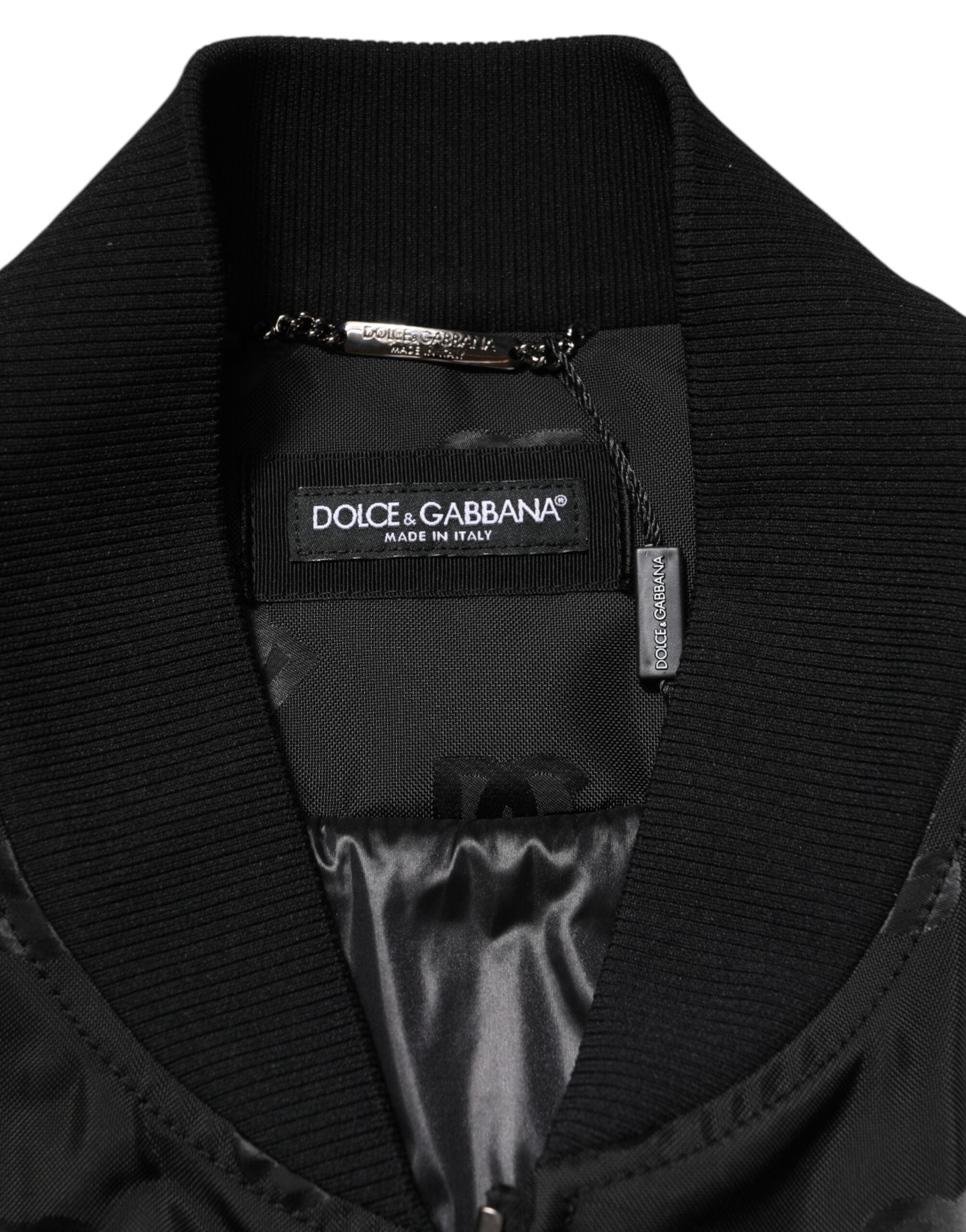Dolce & Gabbana Black Cargo Windbraker Logo Mania Jacket Dolce & Gabbana