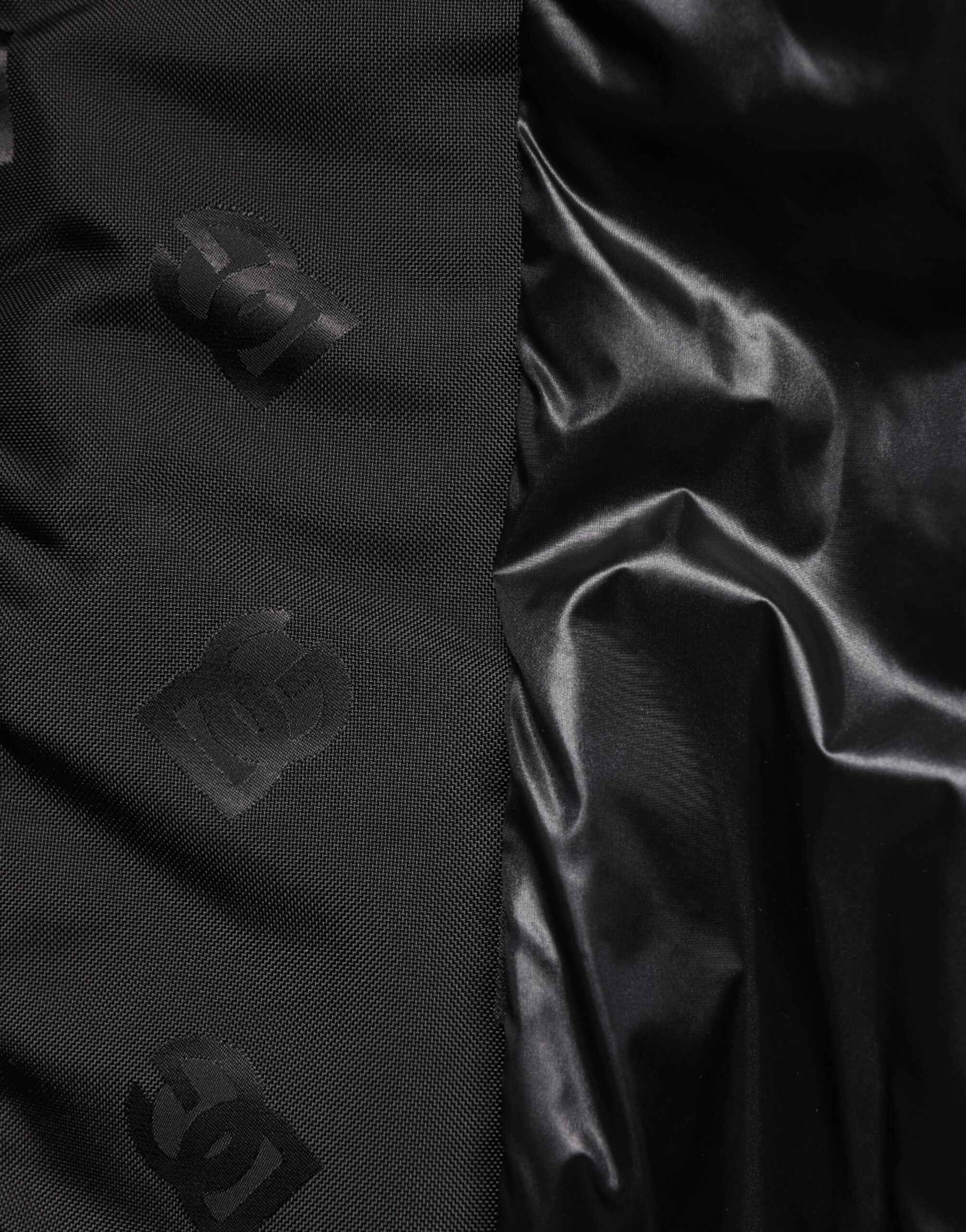 Dolce & Gabbana Black Cargo Windbraker Logo Mania Jacket Dolce & Gabbana