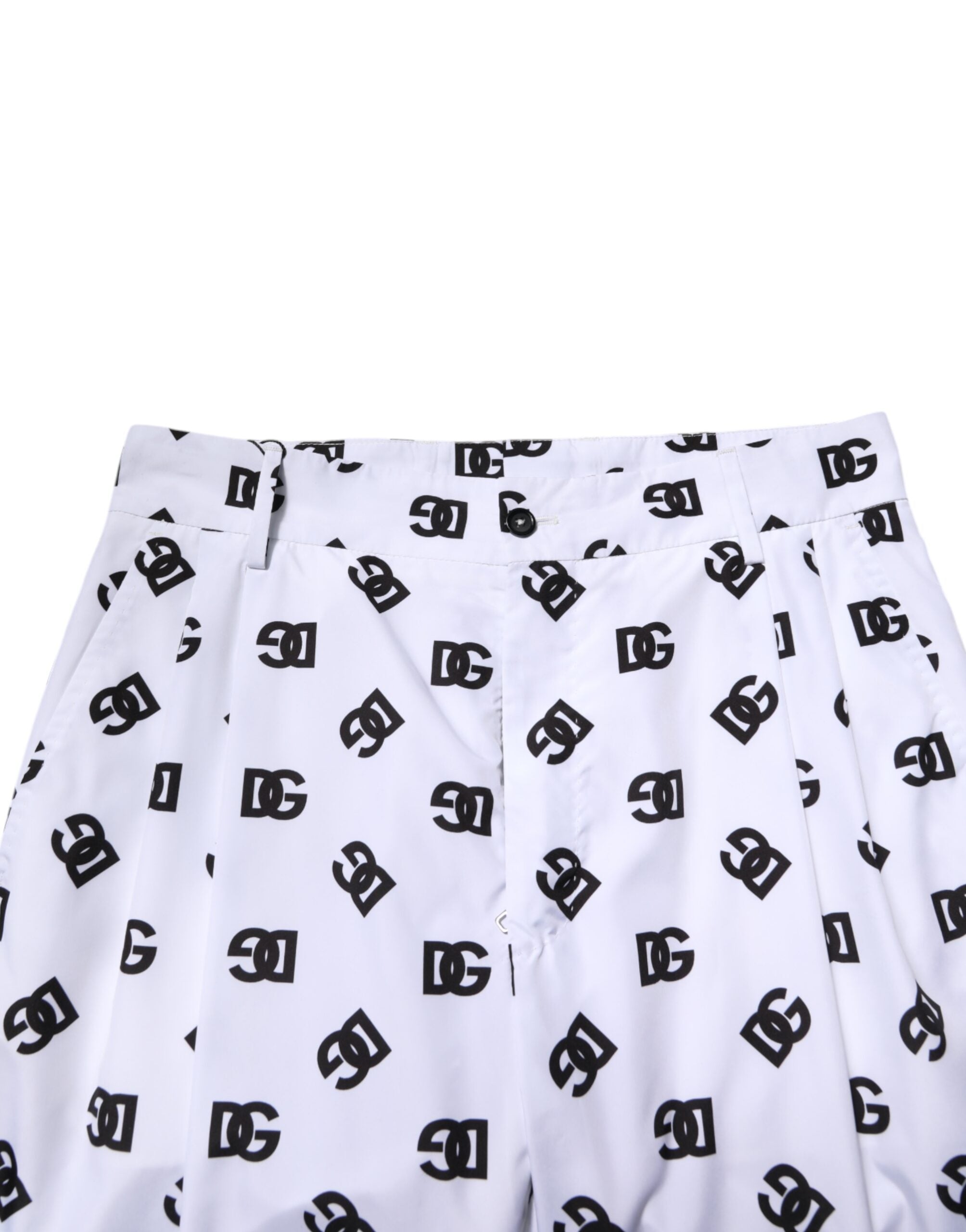 Dolce & Gabbana White Logo Cotton Skinny Denim Trouser Pants Dolce & Gabbana