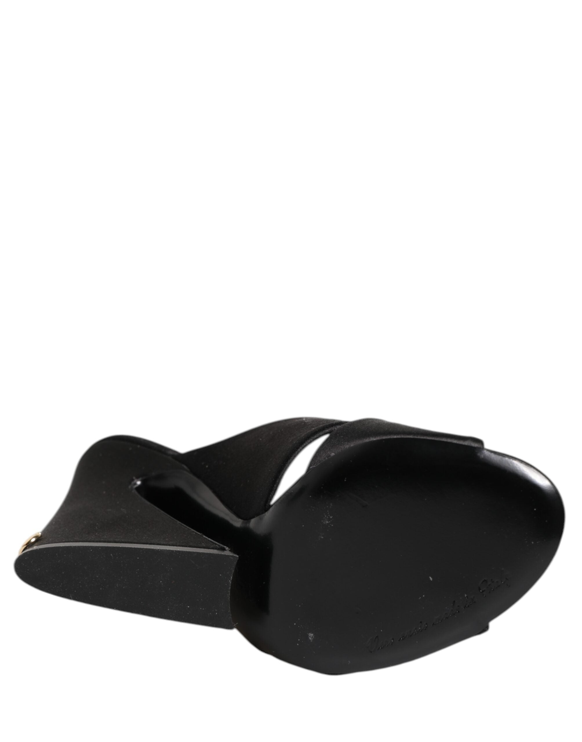 Dolce & Gabbana Black Keira Baroque High Heel Sandals Shoes Dolce & Gabbana