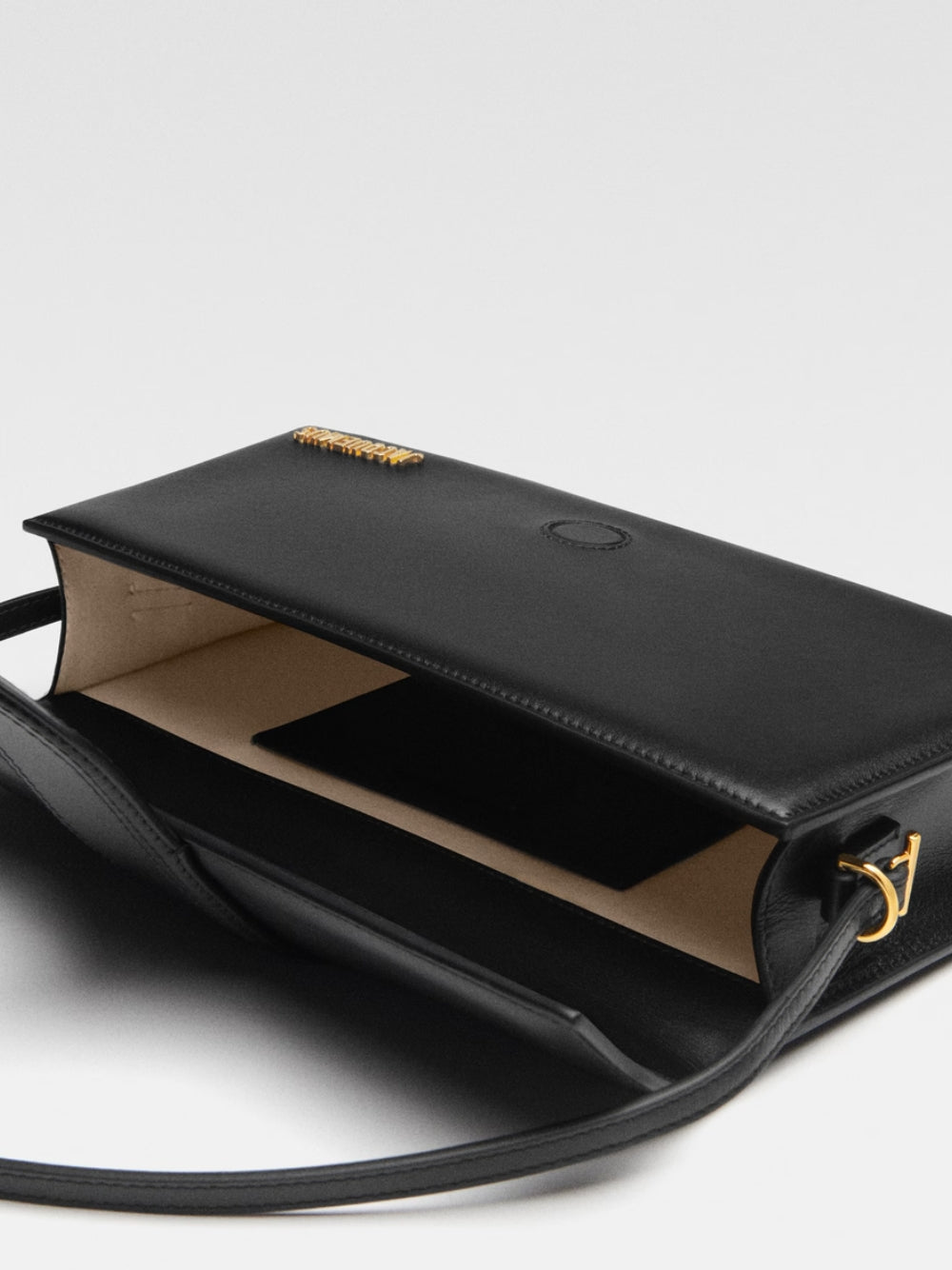 Jacquemus Black  leather Le Bambino Long bag Jacquemus