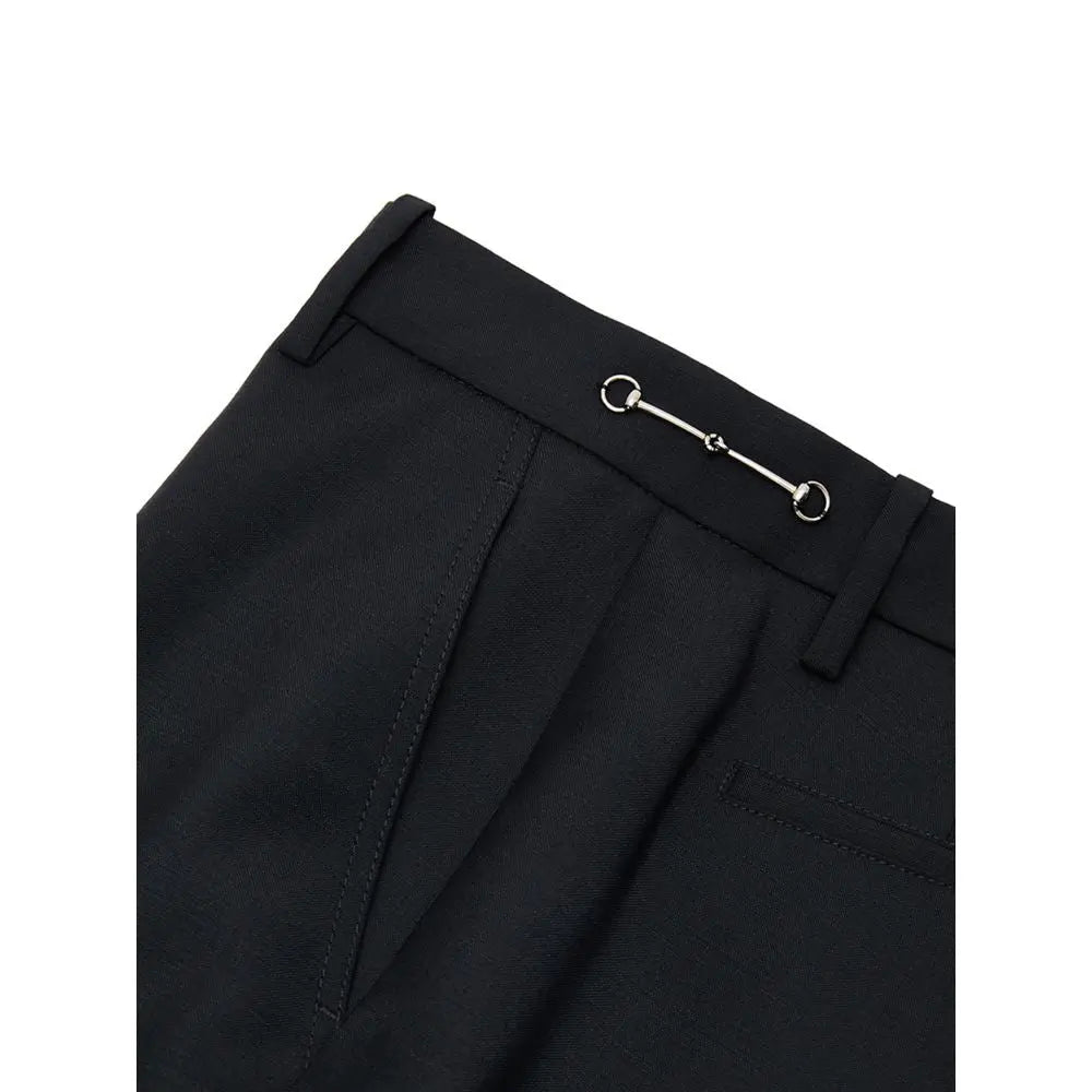 Gucci Black Wool Dress Pants Gucci