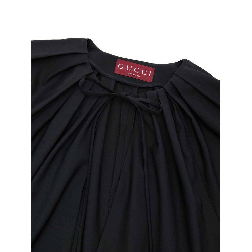 Gucci Black Wool Jumpsuit Gucci