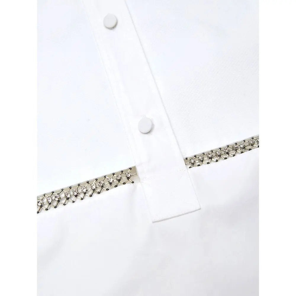 Gucci White Cotton Blouse Gucci