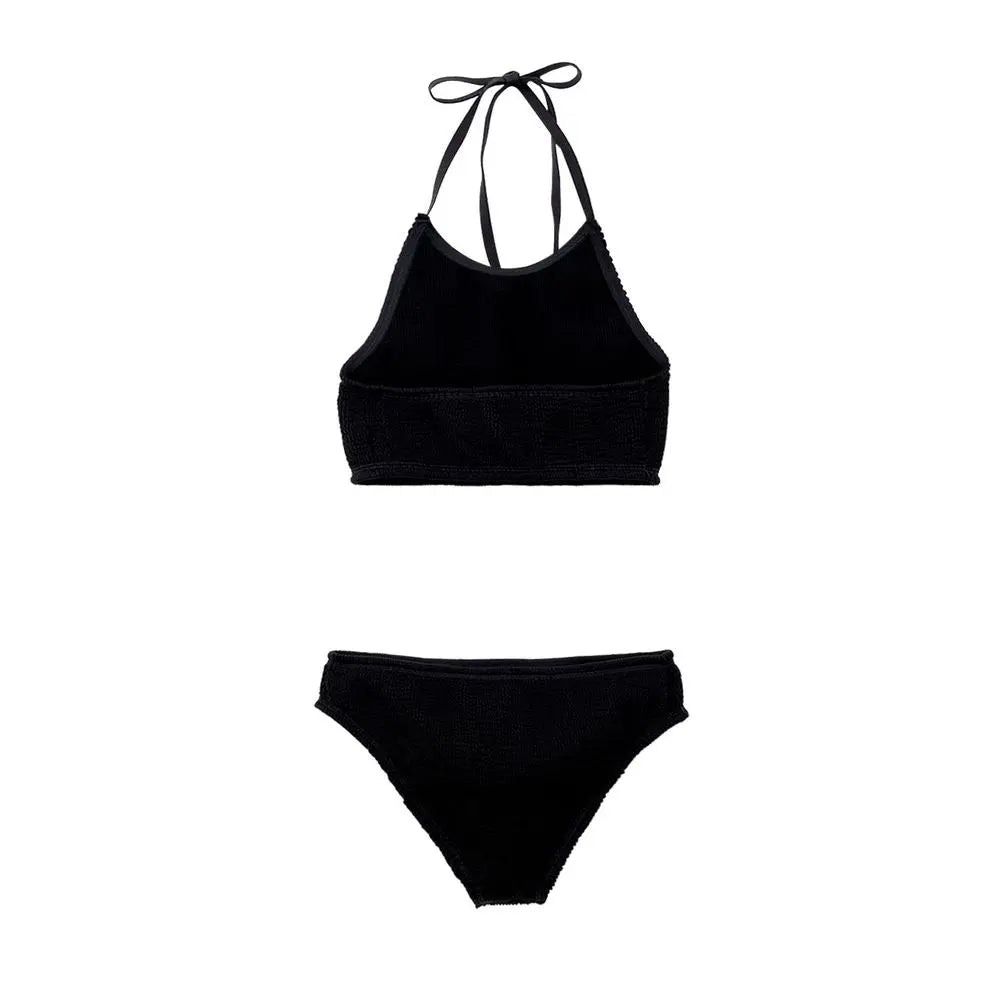 Bottega Veneta Black Polyamide Bikini Bottega Veneta