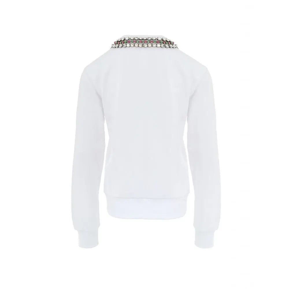 Gucci White Cotton Sweatshirt Gucci