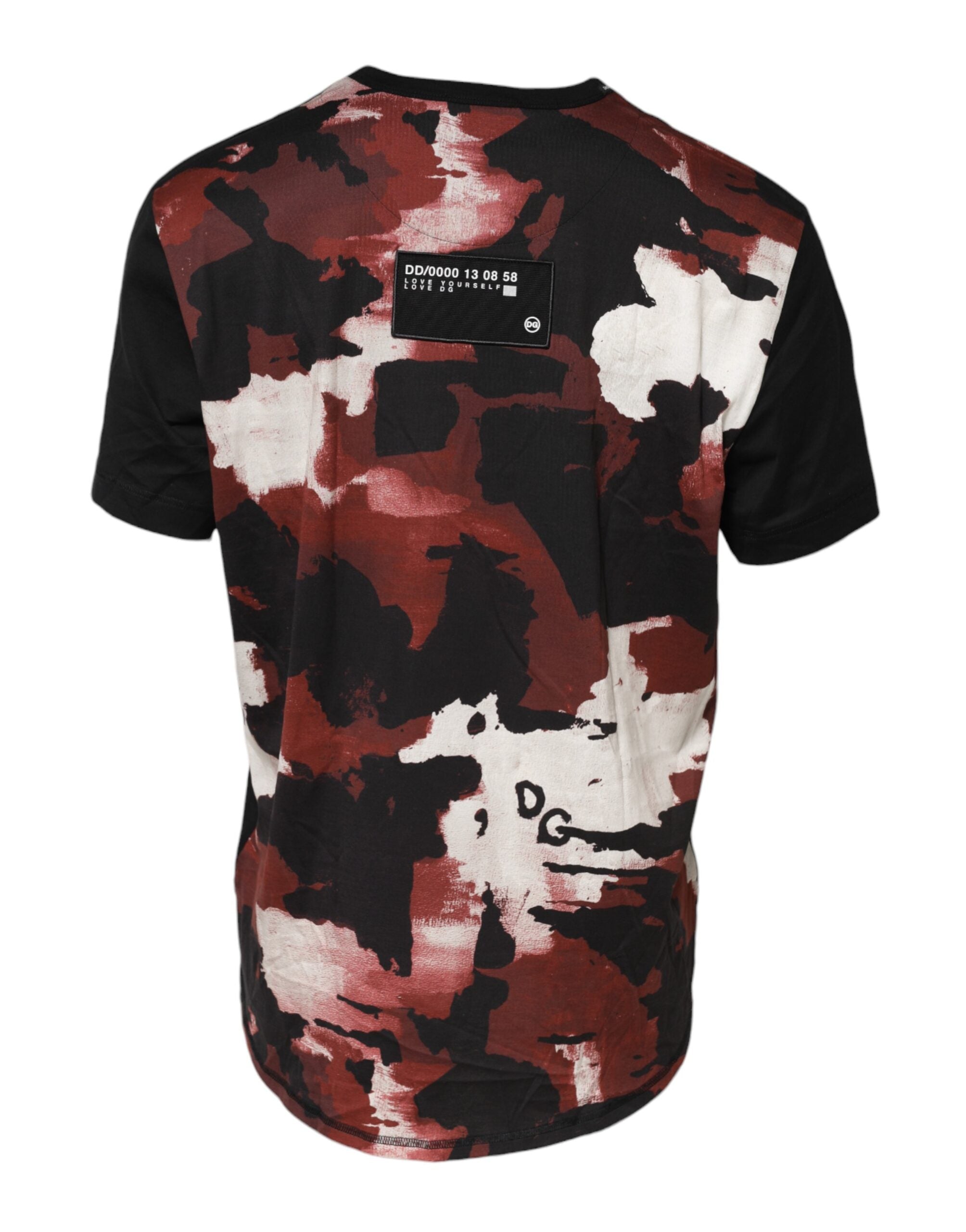 Dolce & Gabbana Multicolor Camouflage Crew Neck T-shirt Dolce & Gabbana