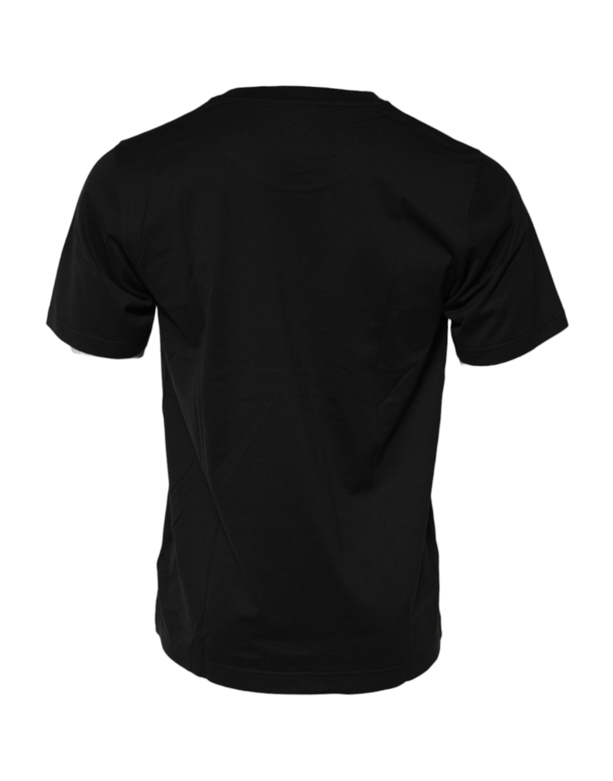 Dolce & Gabbana Black DG Royals Cotton Crew Neck T-shirt Dolce & Gabbana